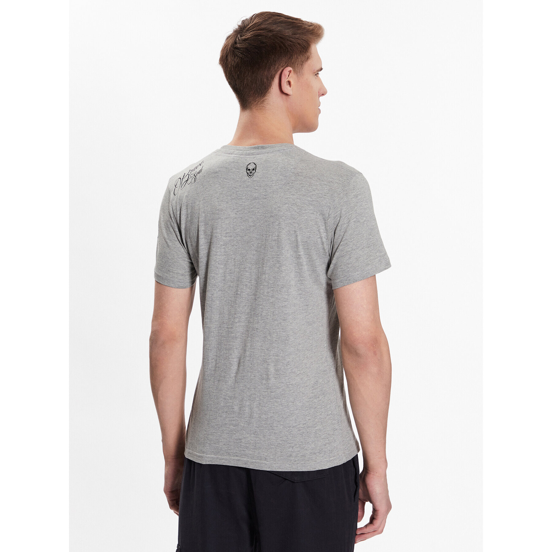 Brave Soul Тишърт MTS-149CHAPLIN Сив Regular Fit - Pepit.bg