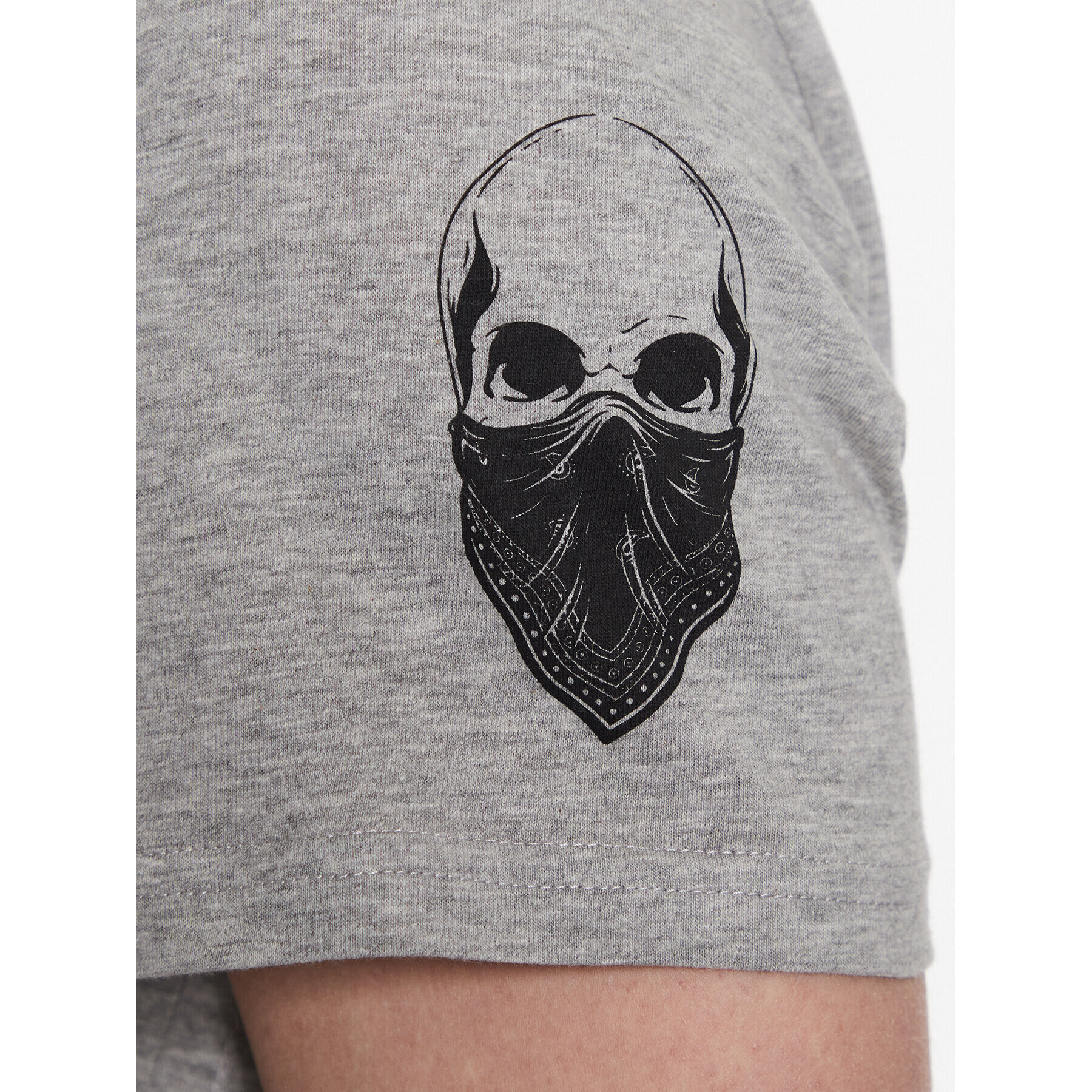 Brave Soul Тишърт MTS-149CHAPLIN Сив Regular Fit - Pepit.bg