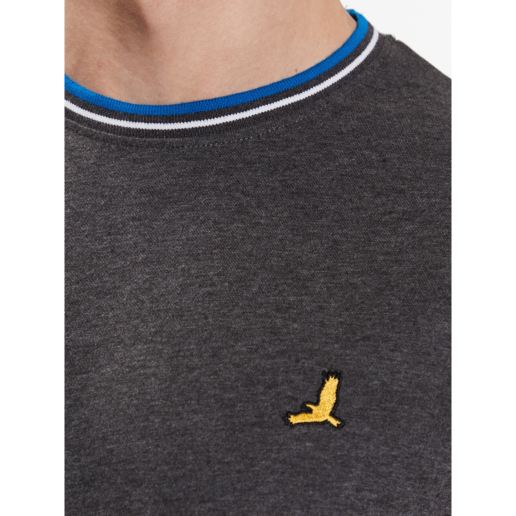 Brave Soul Тишърт MTS-149FEDERERG Сив Regular Fit - Pepit.bg