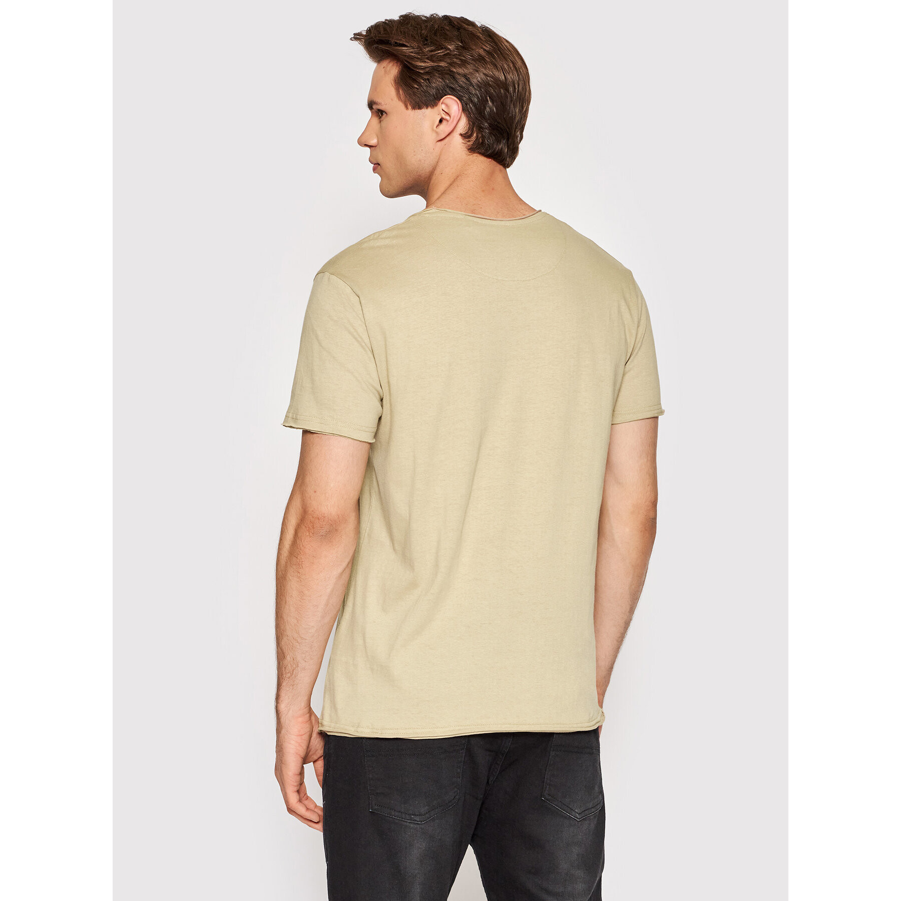 Brave Soul Тишърт MTS-149FRESHERD Бежов Regular Fit - Pepit.bg