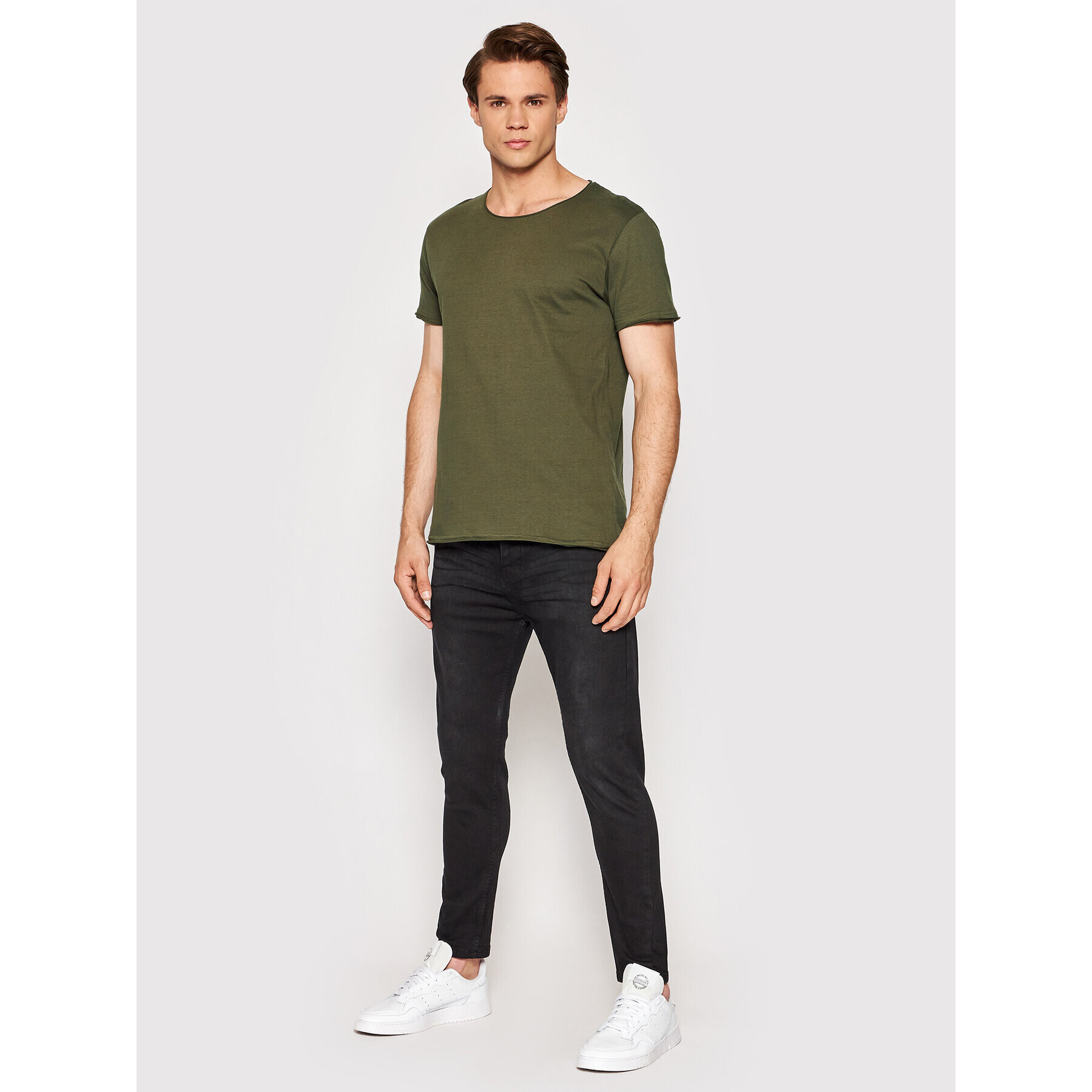 Brave Soul Тишърт MTS-149FRESHERD Зелен Regular Fit - Pepit.bg