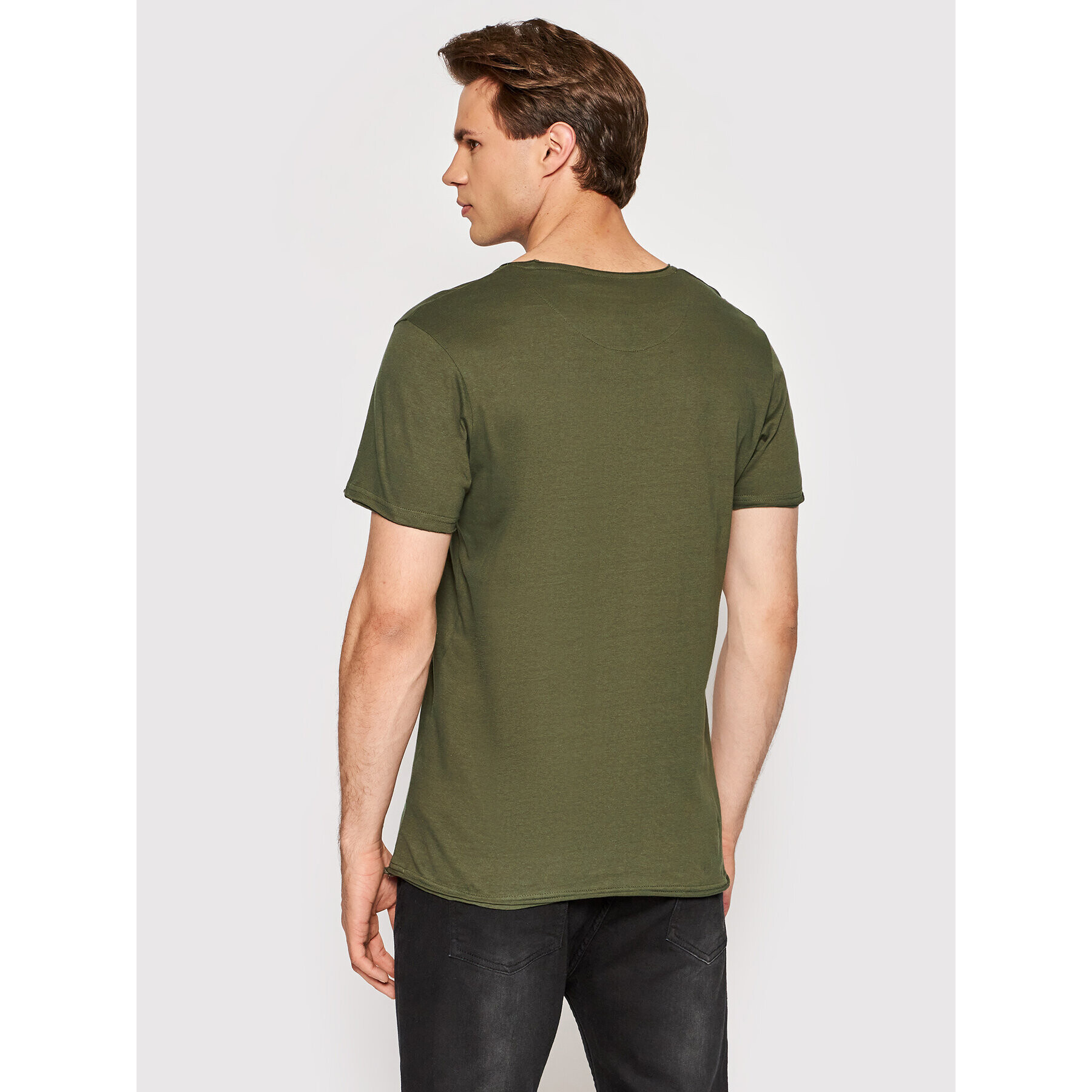 Brave Soul Тишърт MTS-149FRESHERD Зелен Regular Fit - Pepit.bg