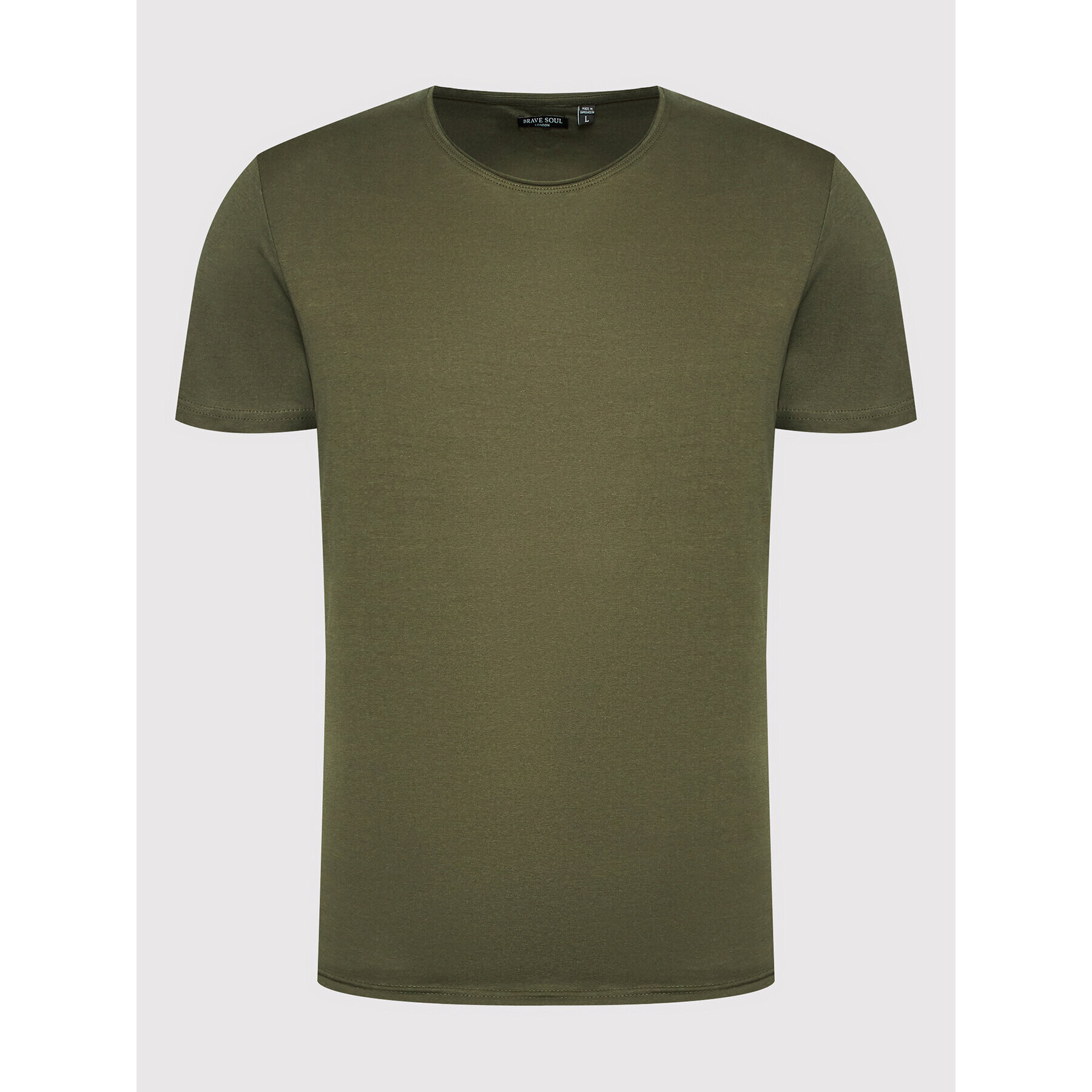 Brave Soul Тишърт MTS-149FRESHERD Зелен Regular Fit - Pepit.bg