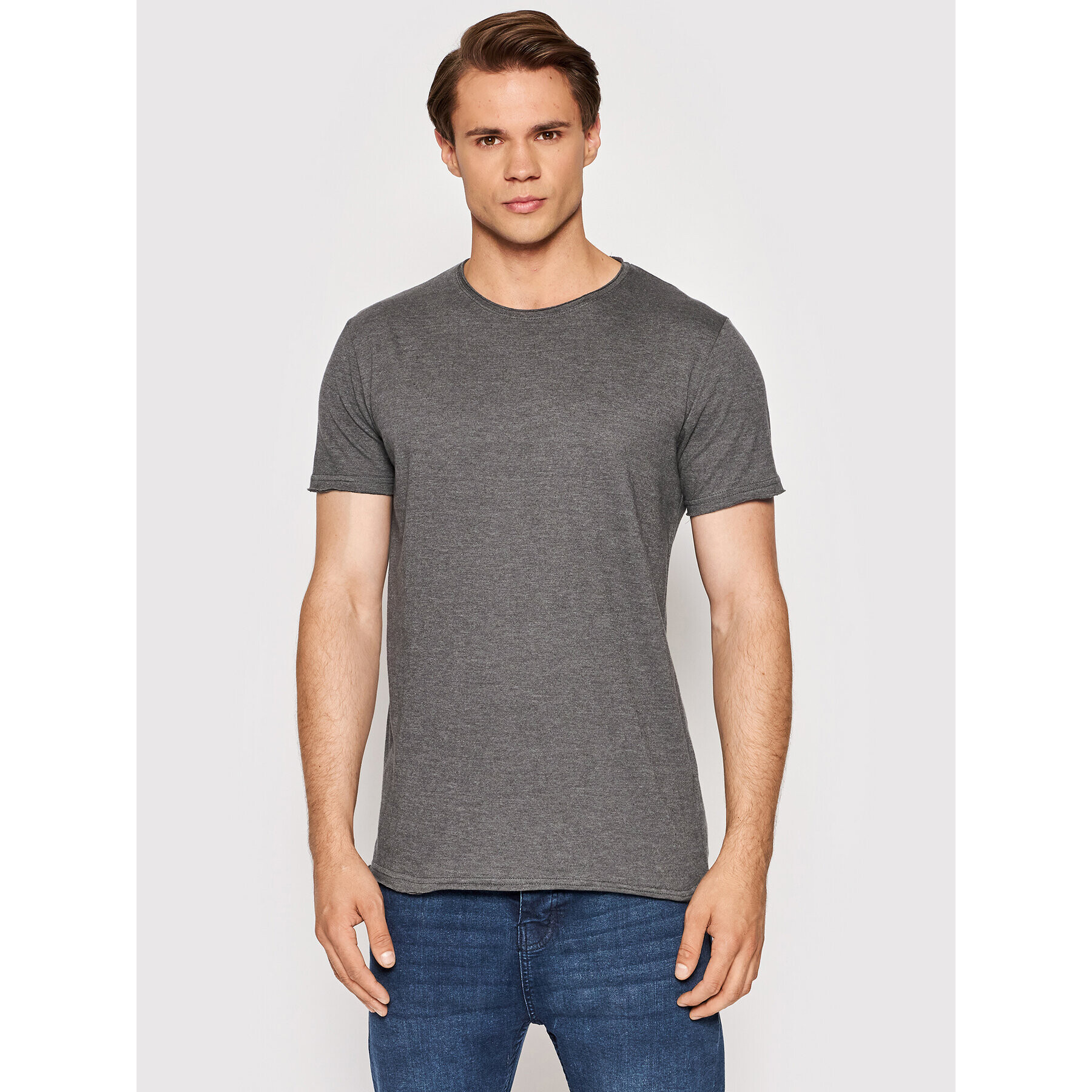Brave Soul Тишърт MTS-149FRESHERF Сив Regular Fit - Pepit.bg