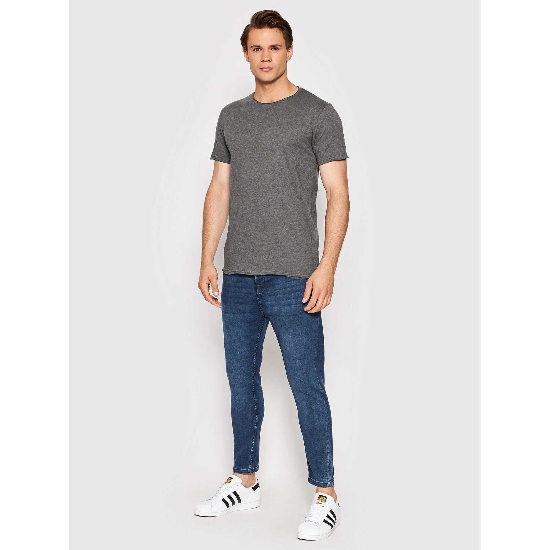 Brave Soul Тишърт MTS-149FRESHERF Сив Regular Fit - Pepit.bg