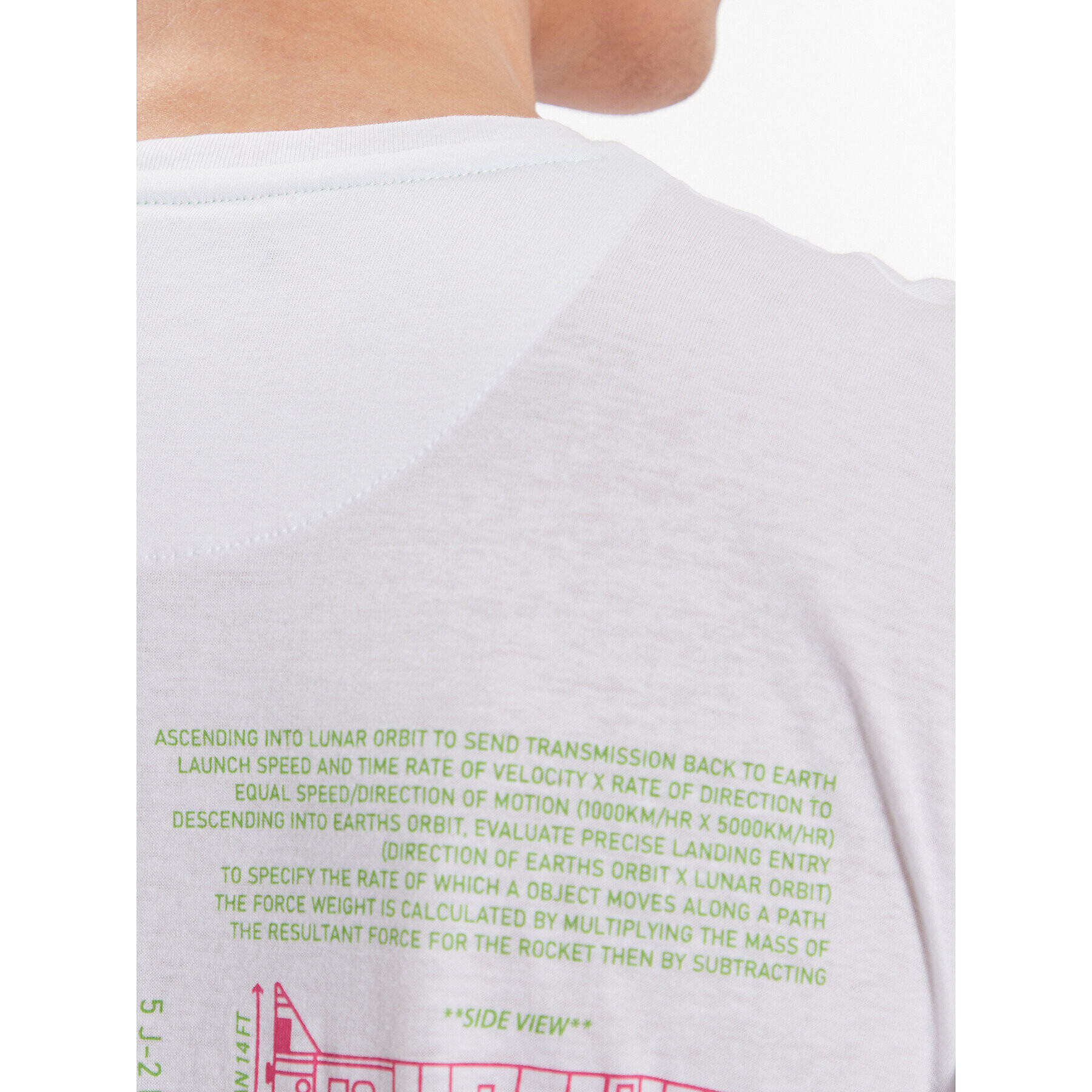 Brave Soul Тишърт MTS-149SHUTTLE Бял Regular Fit - Pepit.bg