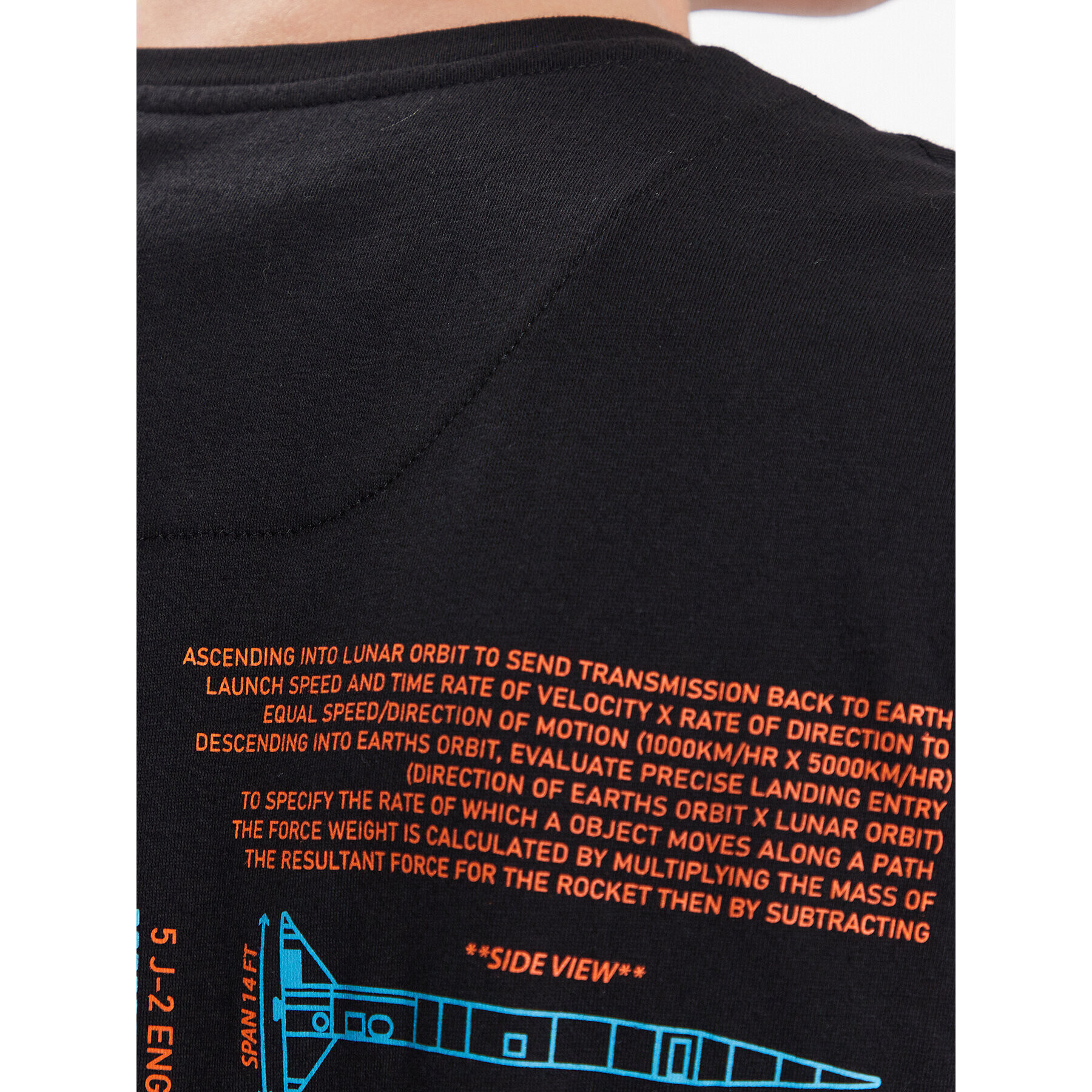 Brave Soul Тишърт MTS-149SHUTTLE Черен Regular Fit - Pepit.bg