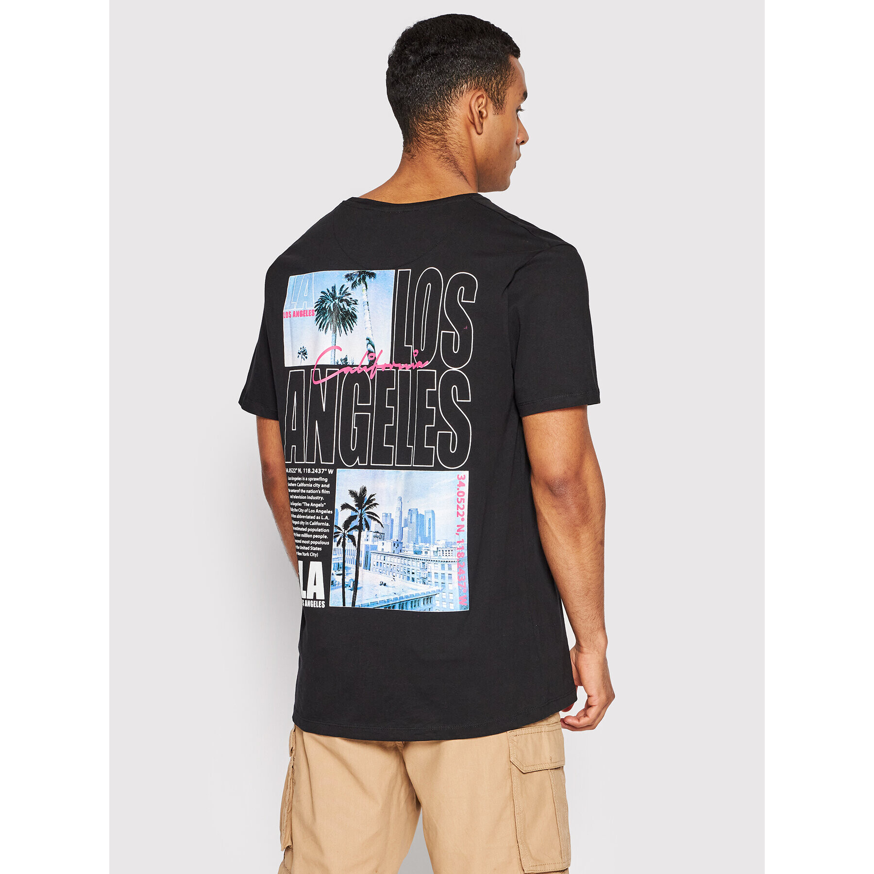 Brave Soul Тишърт MTS-568ANGELES Черен Regular Fit - Pepit.bg