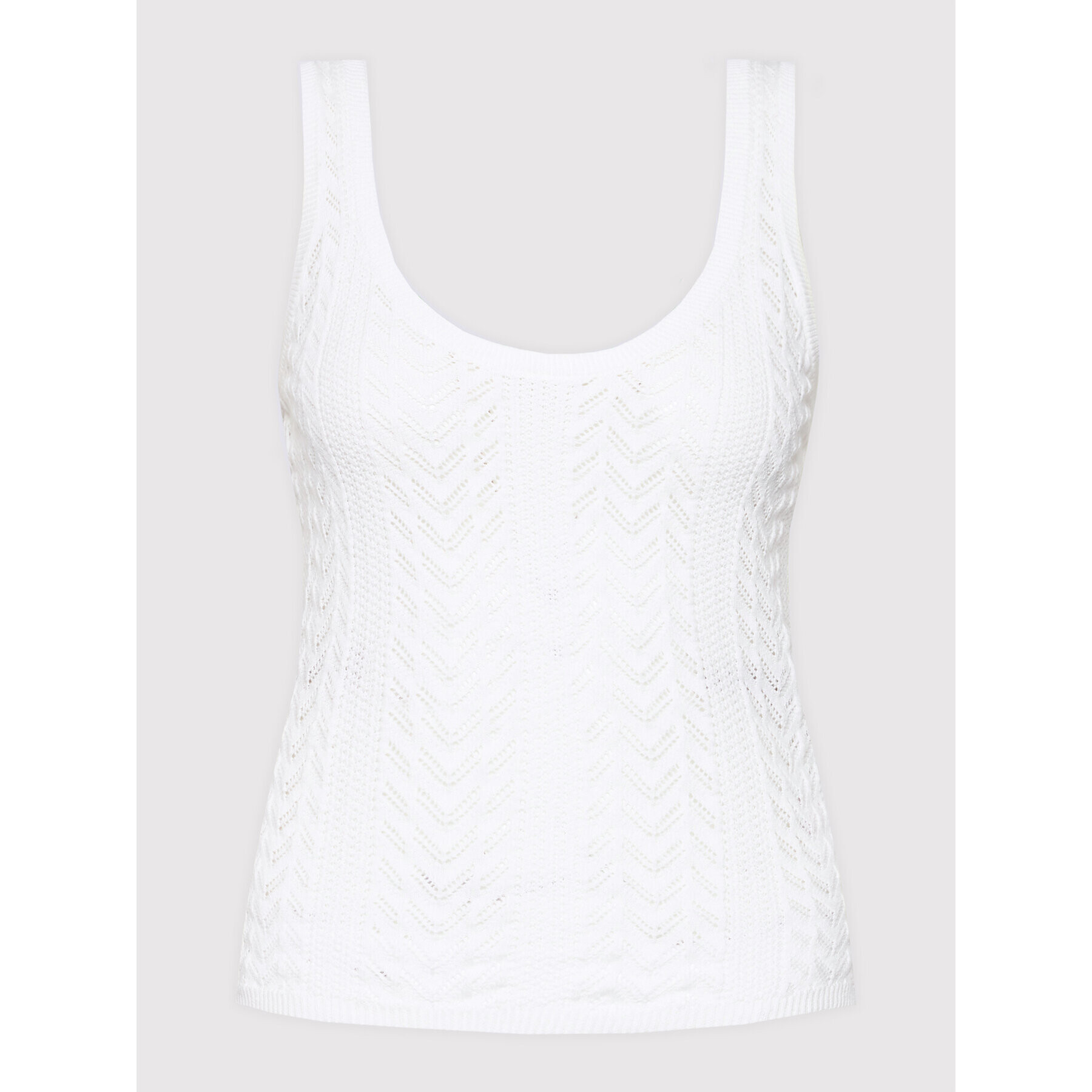 Brave Soul топ LKV-555ASHLEY Бял Regular Fit - Pepit.bg
