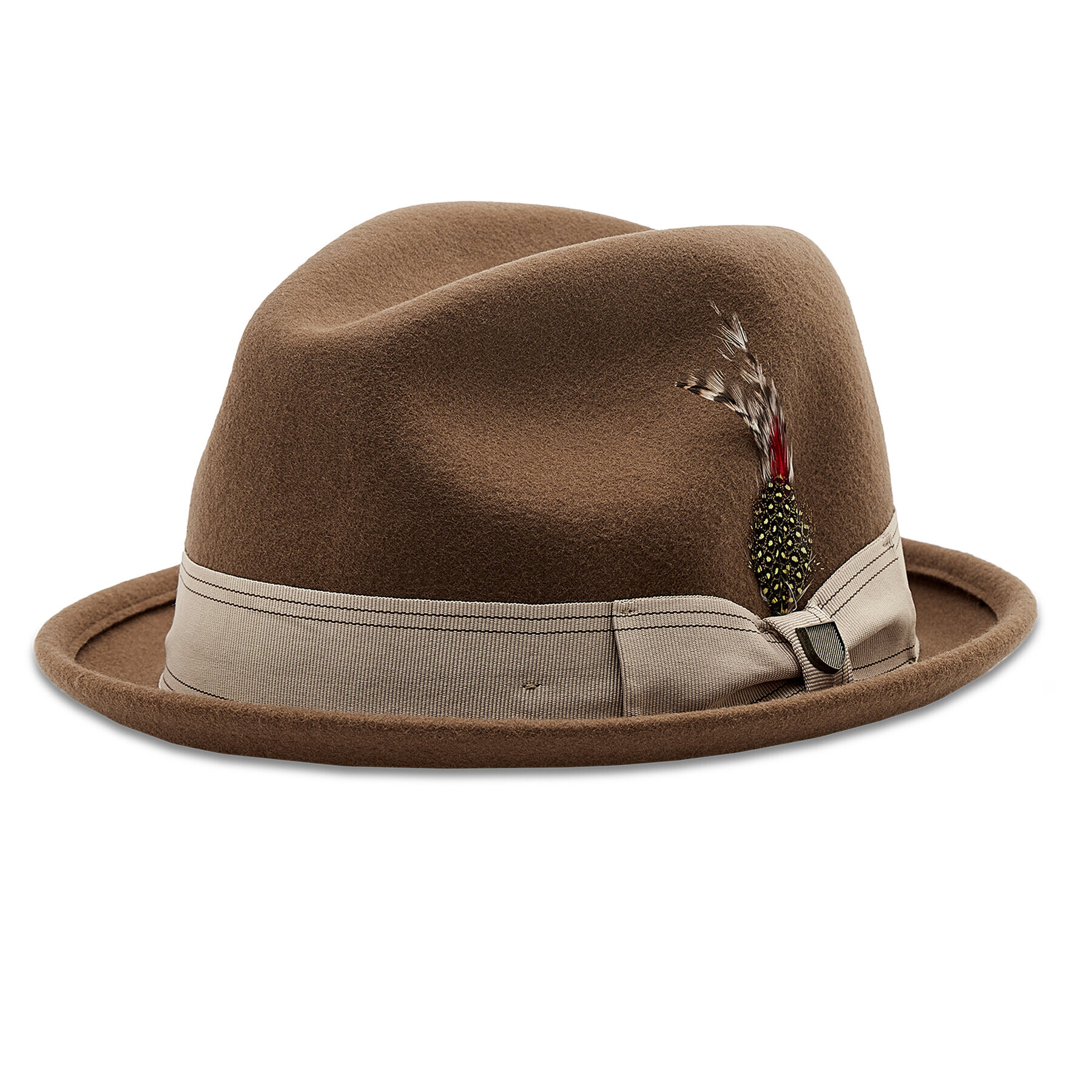 Brixton Капела Gain Fedora 10765 Кафяв - Pepit.bg