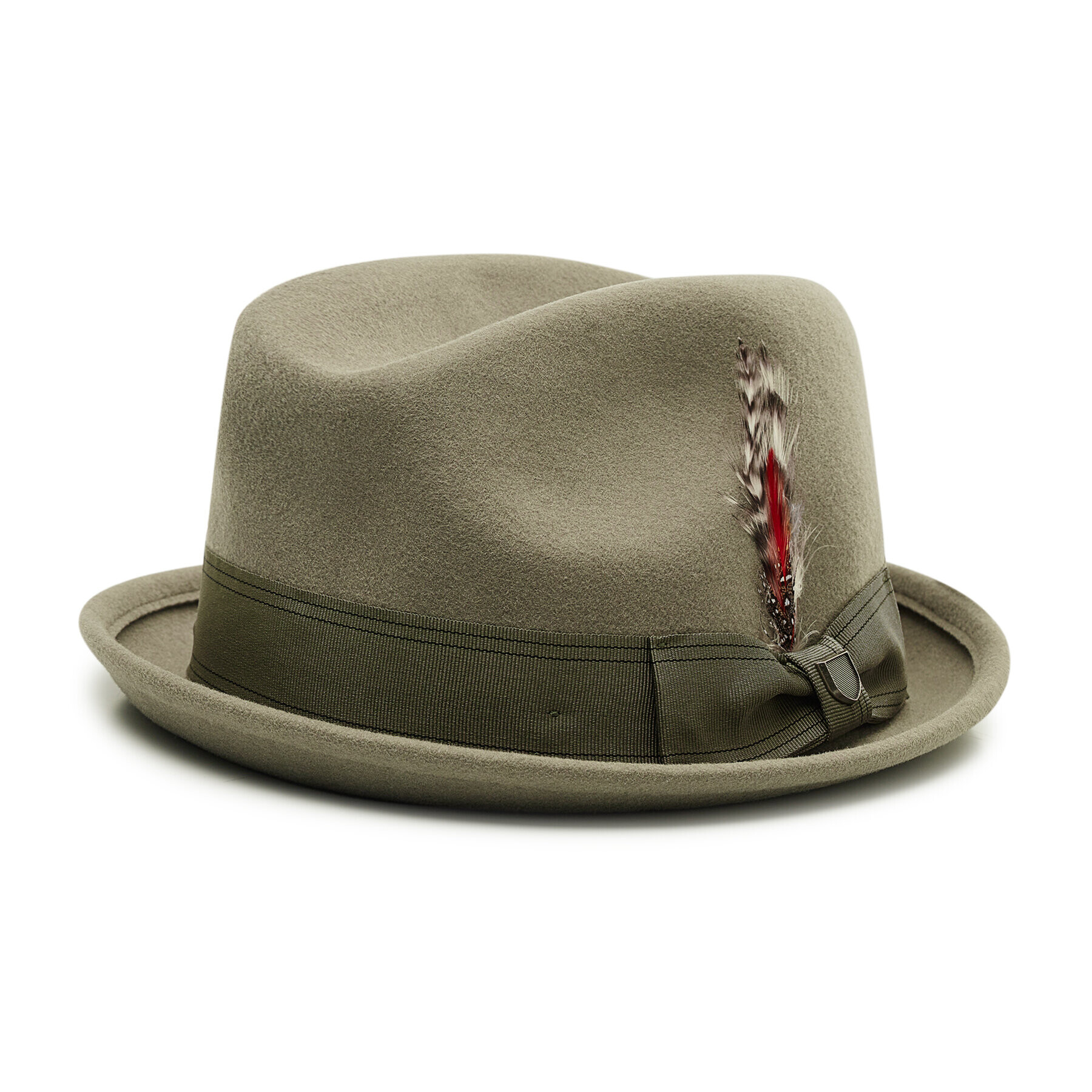 Brixton Капела Gain Fedora 10765 Зелен - Pepit.bg