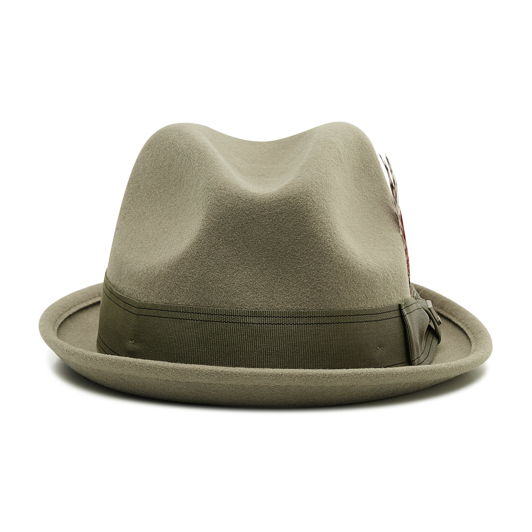Brixton Капела Gain Fedora 10765 Зелен - Pepit.bg