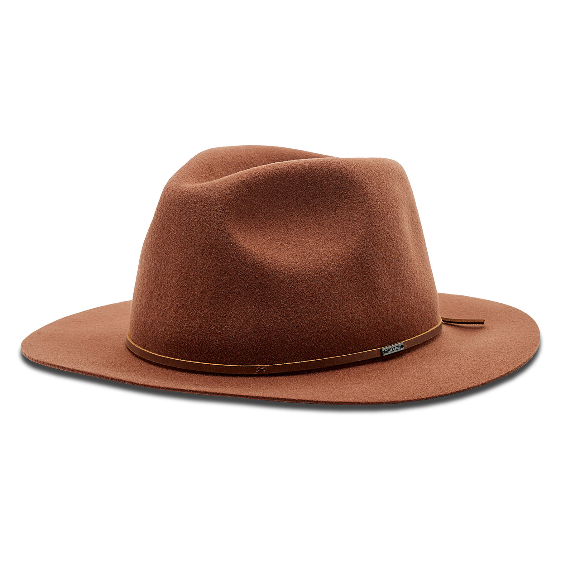 Brixton Капела Wesley Packable Fedora 10762 Кафяв - Pepit.bg