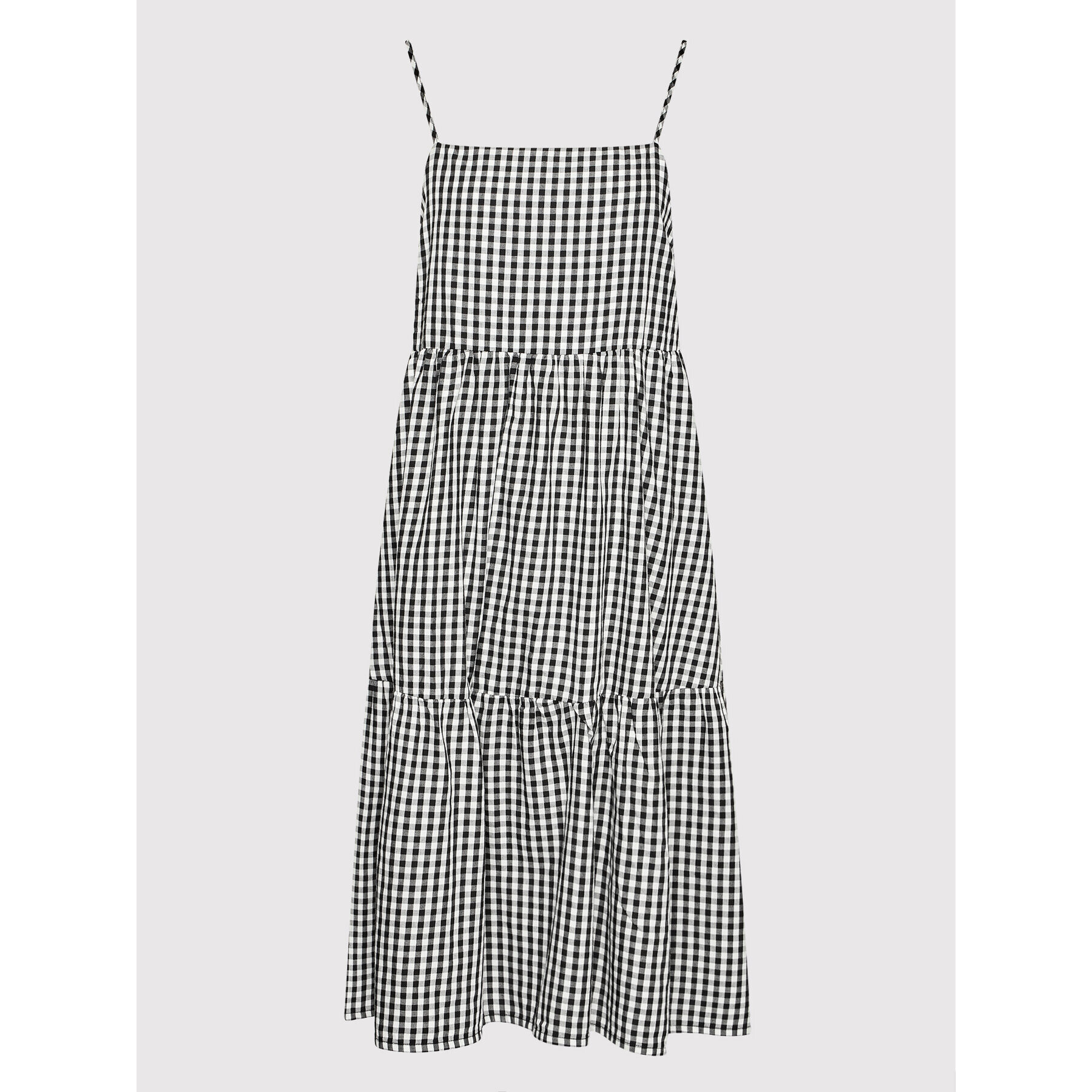 Brixton Лятна рокля Gingham 04290 Черен Regular Fit - Pepit.bg