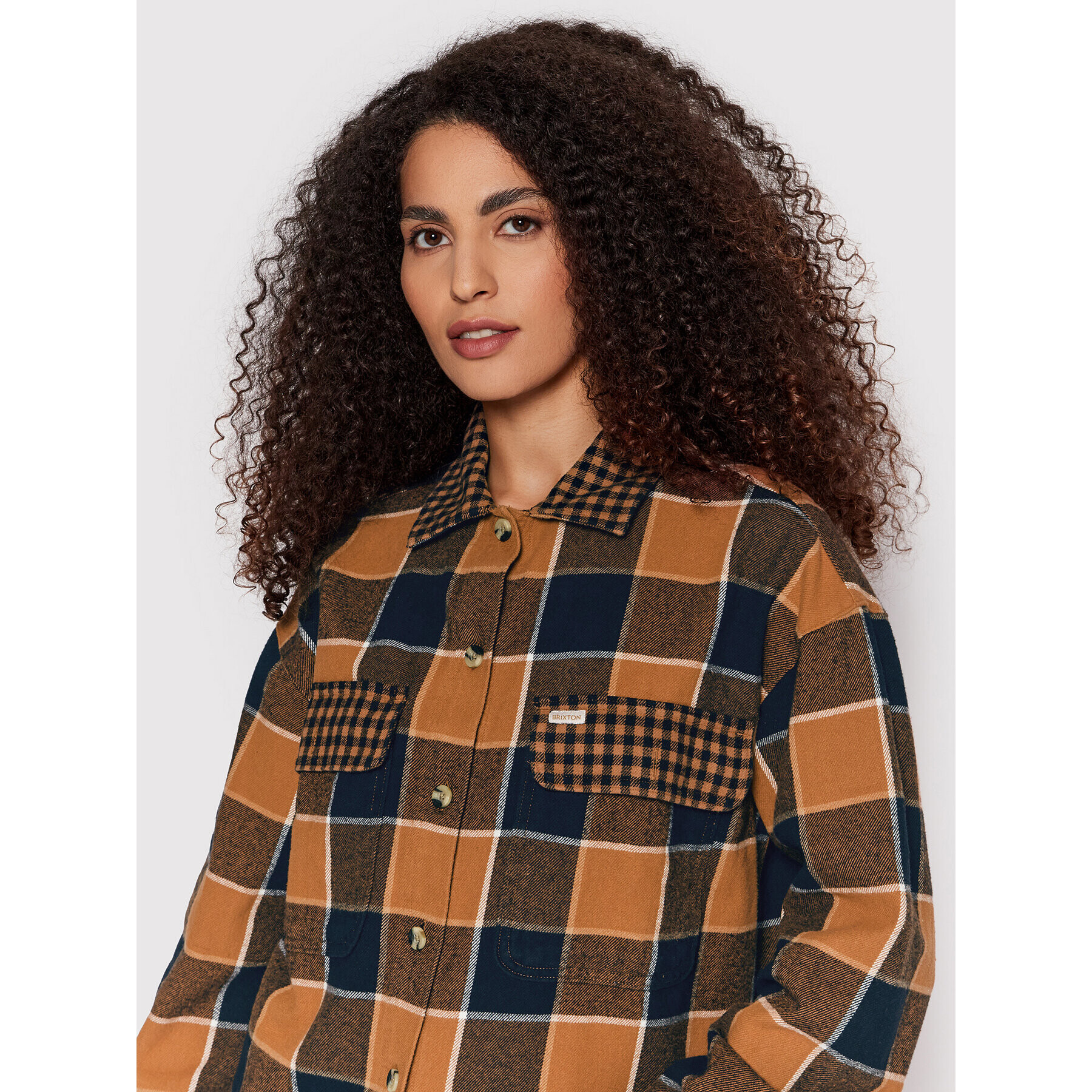 Brixton Преходно яке Bowery 01209 Кафяв Regular Fit - Pepit.bg