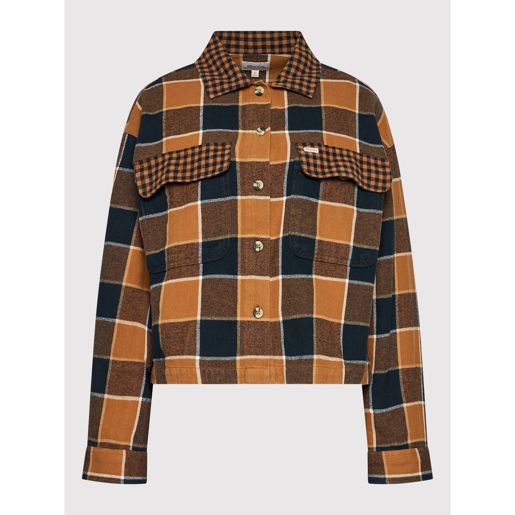 Brixton Преходно яке Bowery 01209 Кафяв Regular Fit - Pepit.bg