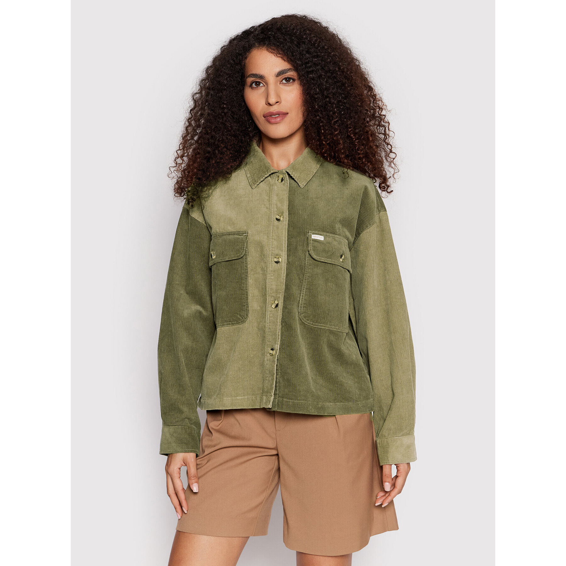 Brixton Преходно яке Bowery 01272 Зелен Relaxed Fit - Pepit.bg