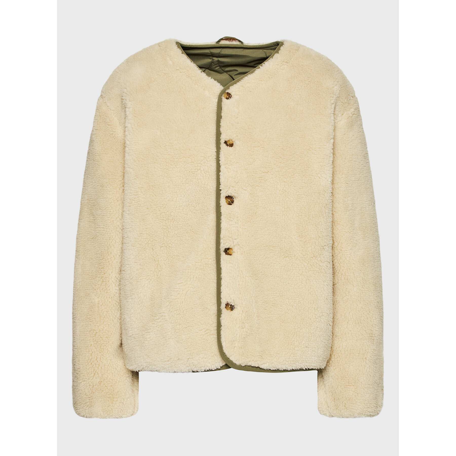 Brixton Преходно яке Sherpa 03356 Зелен Regular Fit - Pepit.bg