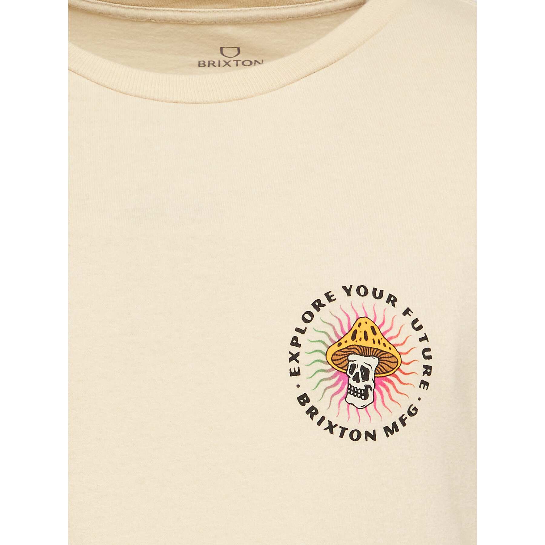 Brixton Тишърт Future 16853 Бежов Relaxed Fit - Pepit.bg