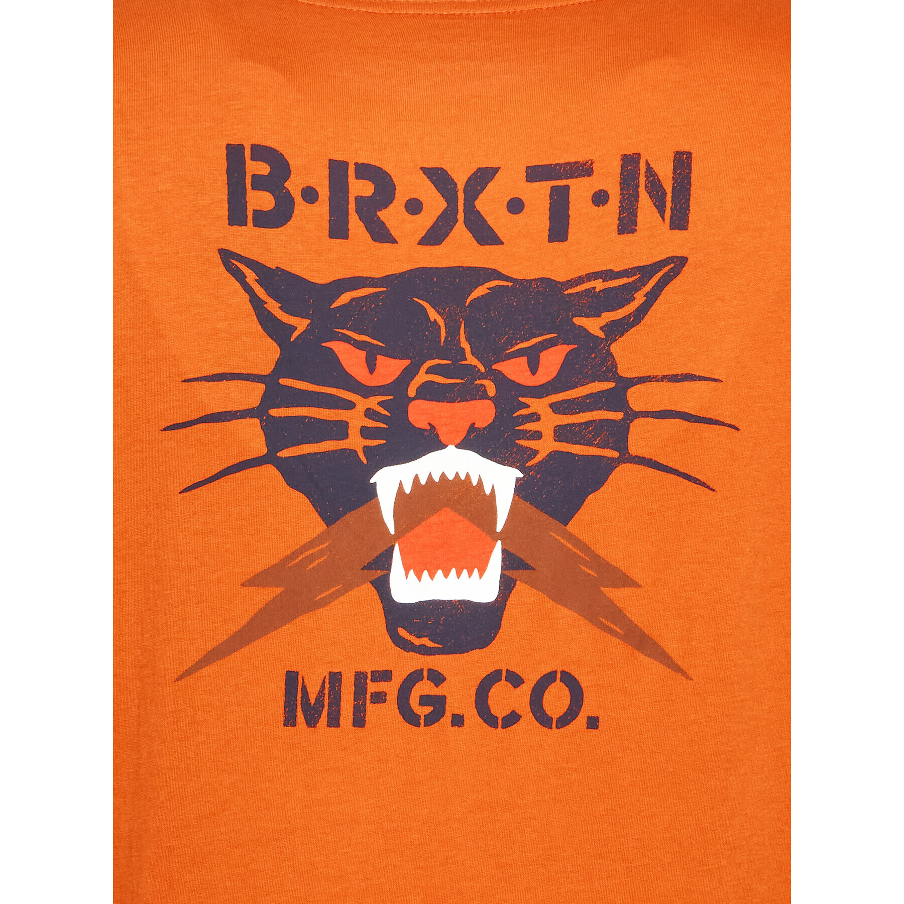 Brixton Тишърт Sparks 16861 Оранжев Regular Fit - Pepit.bg