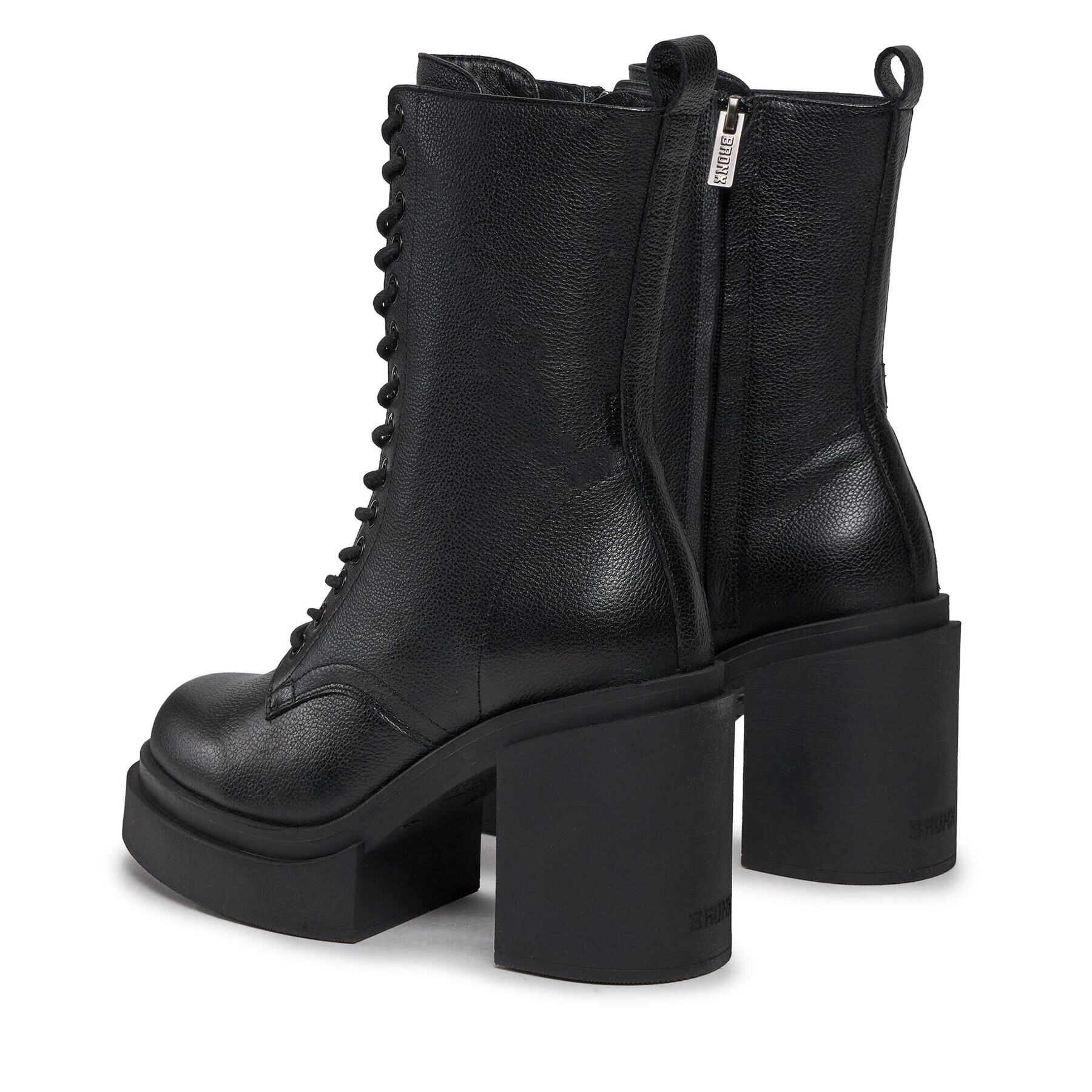 Bronx Боти Ankle boots 34290-U Черен - Pepit.bg