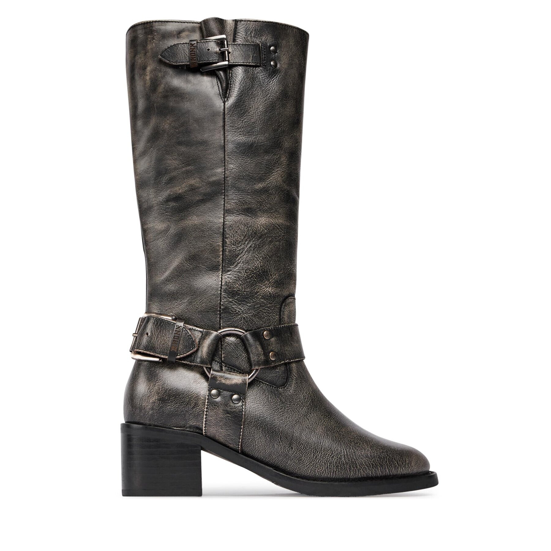 Bronx Ботуши High boots 14291-A Черен - Pepit.bg