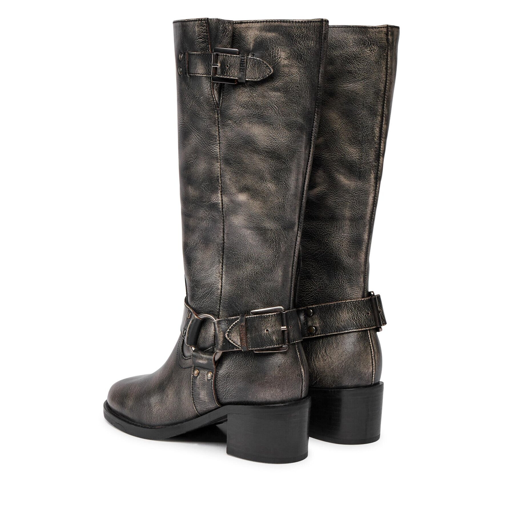 Bronx Ботуши High boots 14291-A Черен - Pepit.bg