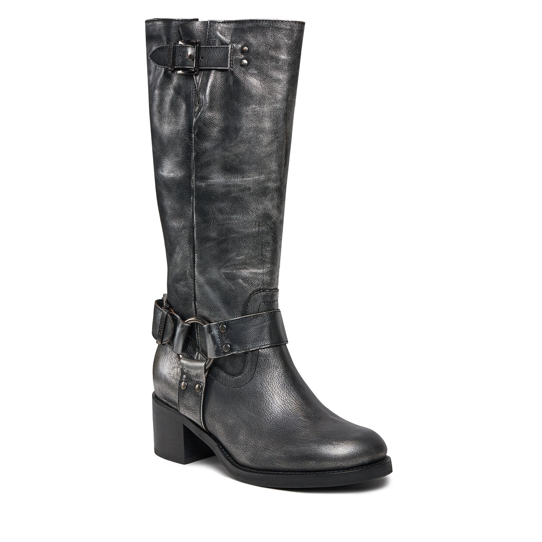 Bronx Ботуши High boots 14291-M Черен - Pepit.bg