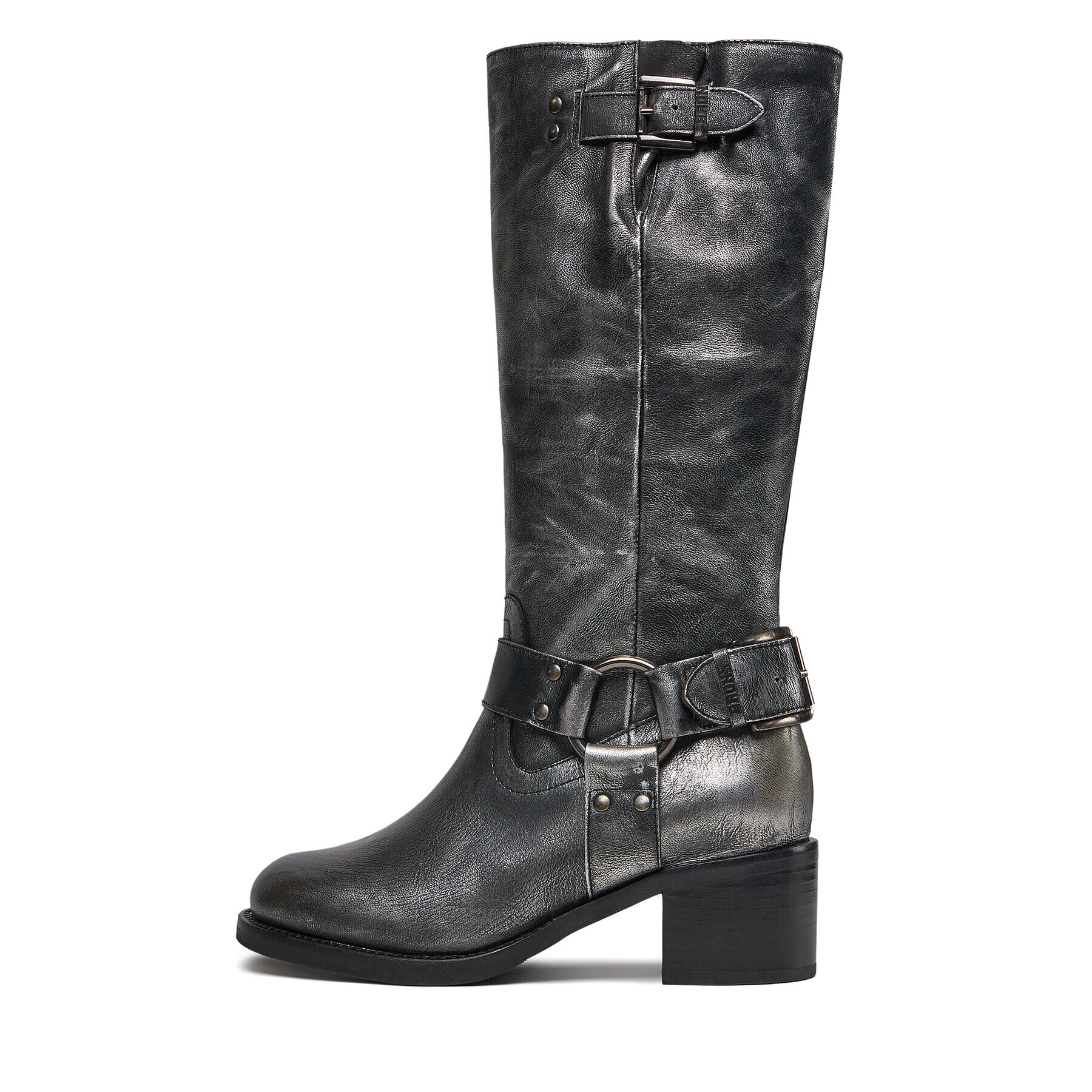 Bronx Ботуши High boots 14291-M Черен - Pepit.bg