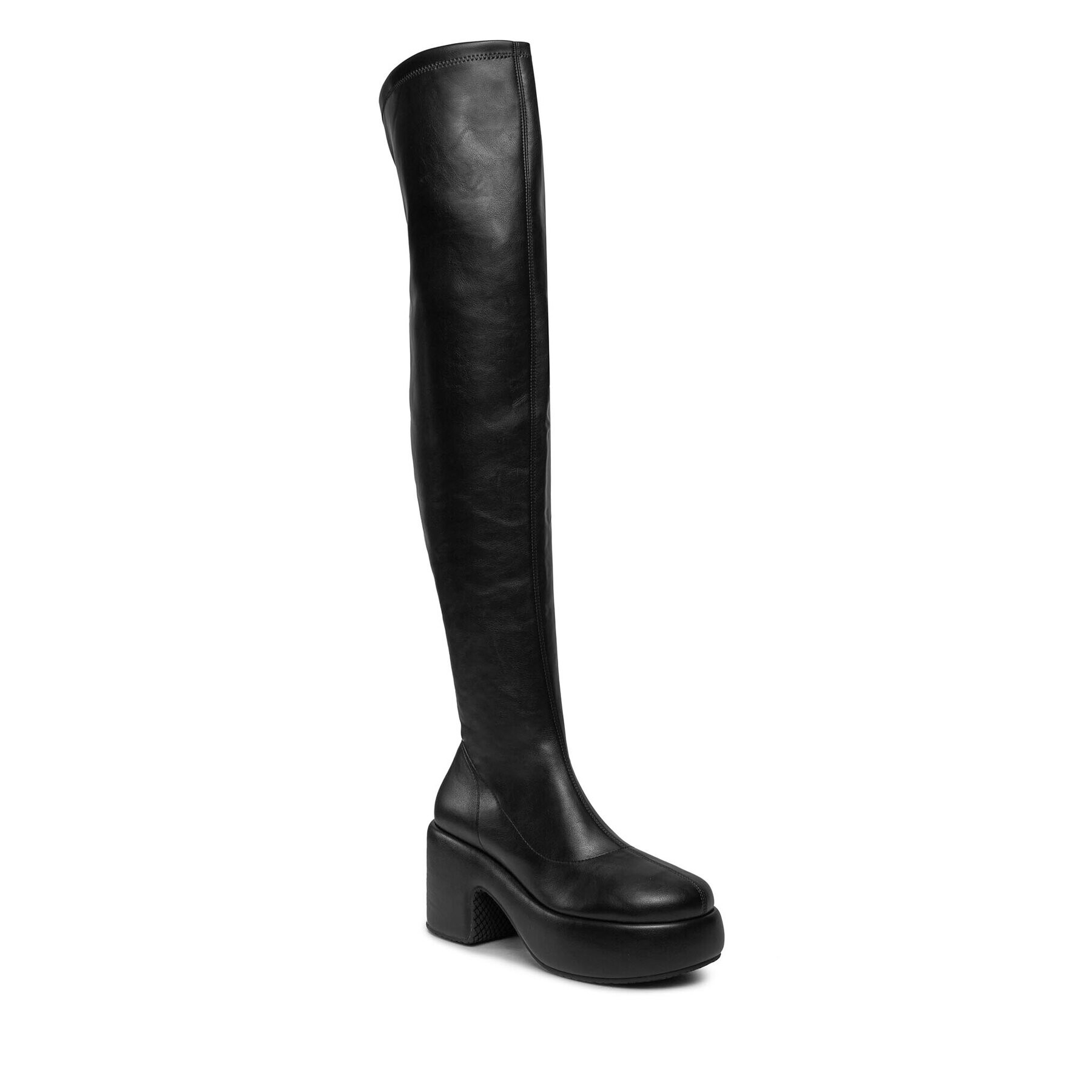 Bronx Чизми High Knee Boots 14295-A Черен - Pepit.bg