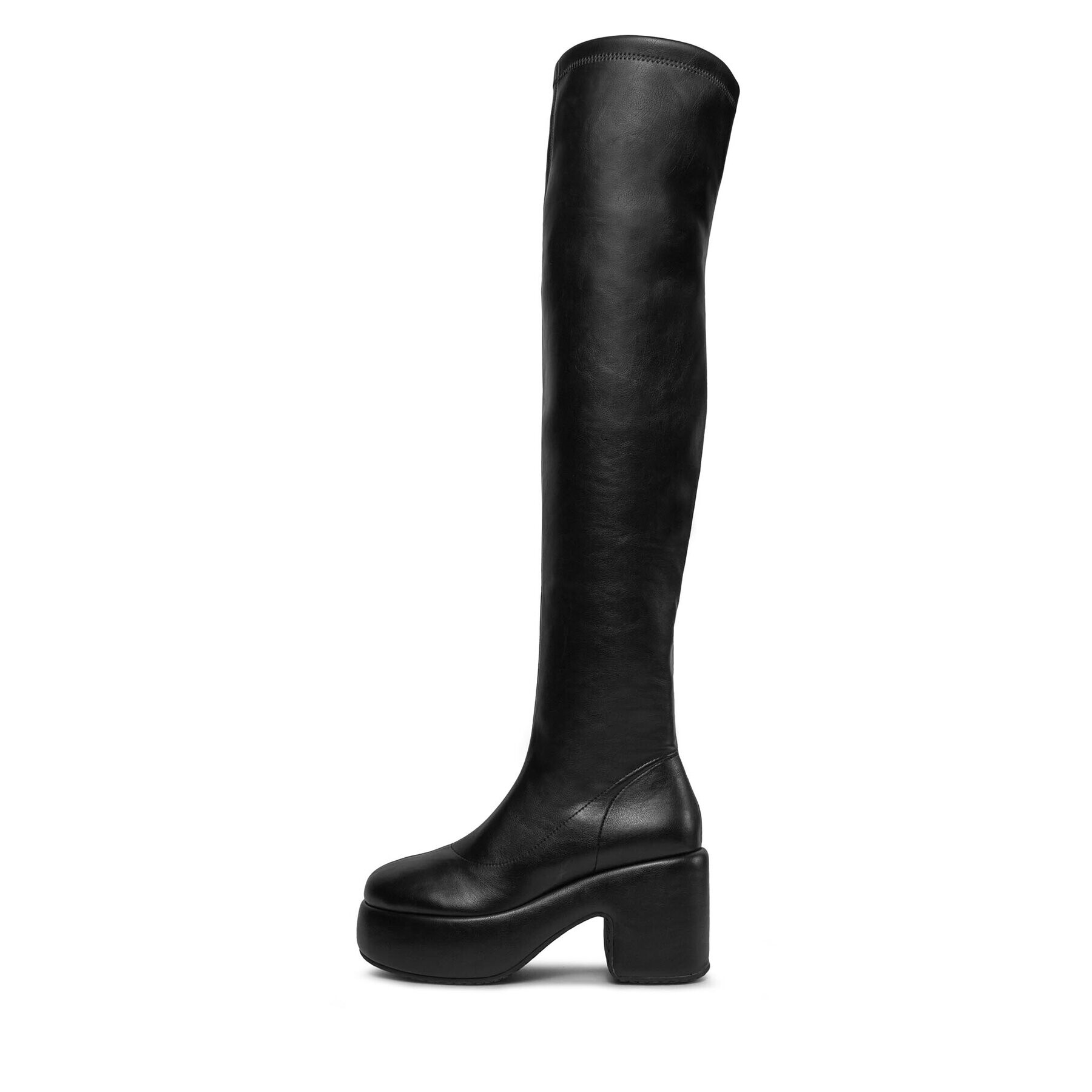 Bronx Чизми High Knee Boots 14295-A Черен - Pepit.bg