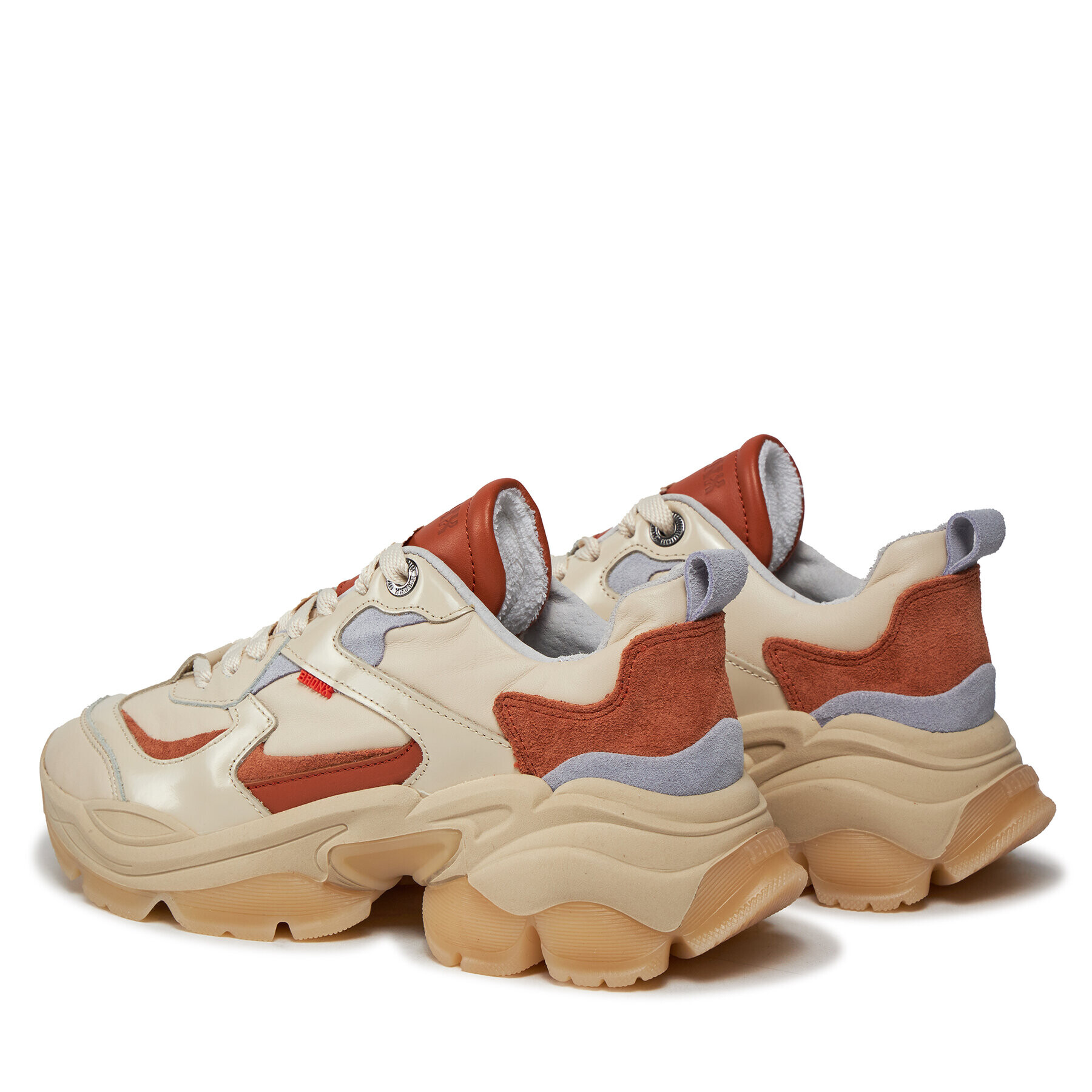 Bronx Сникърси Platform Sneakers 66461B-AO Екрю - Pepit.bg