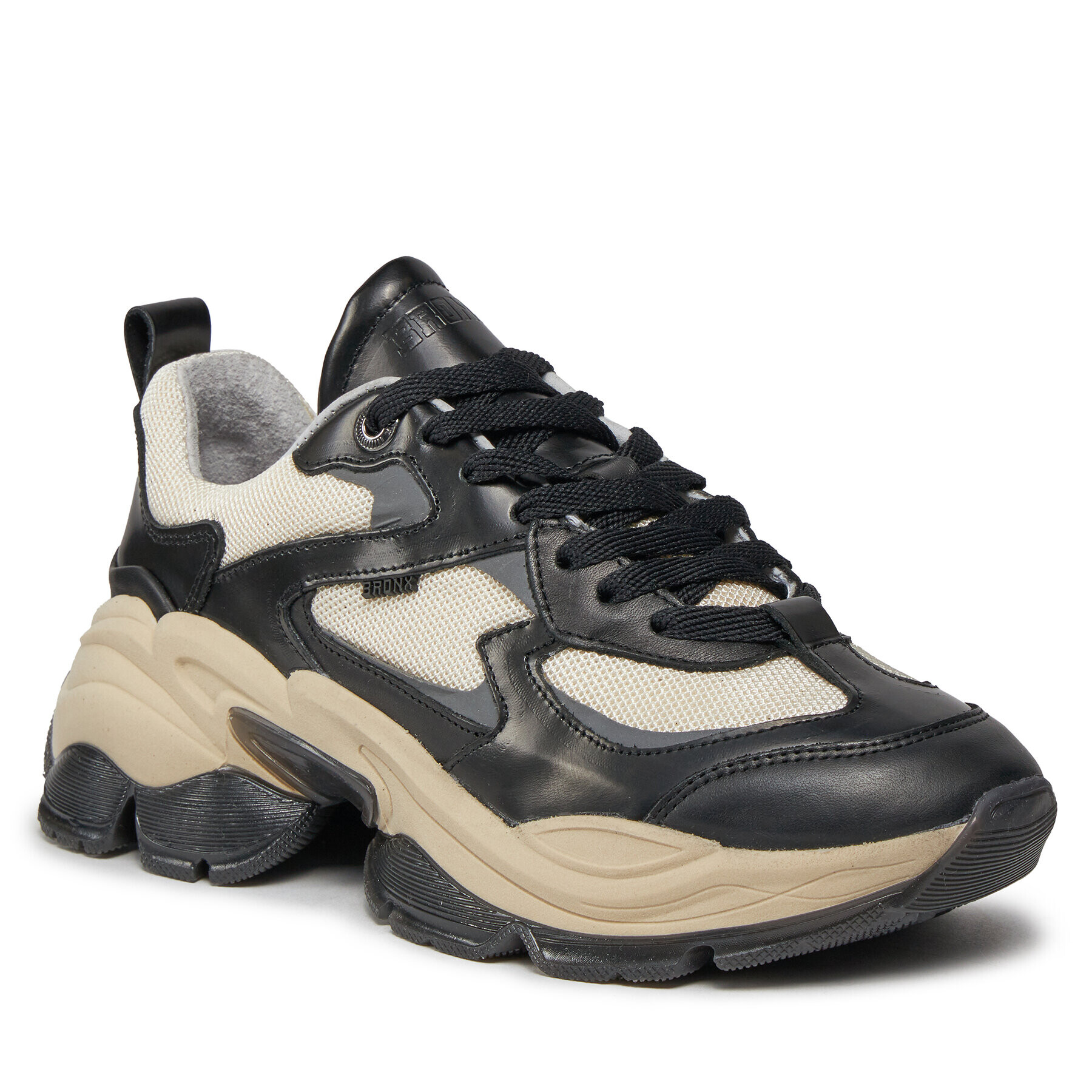 Bronx Сникърси Platform sneakers 66461B-OA Черен - Pepit.bg