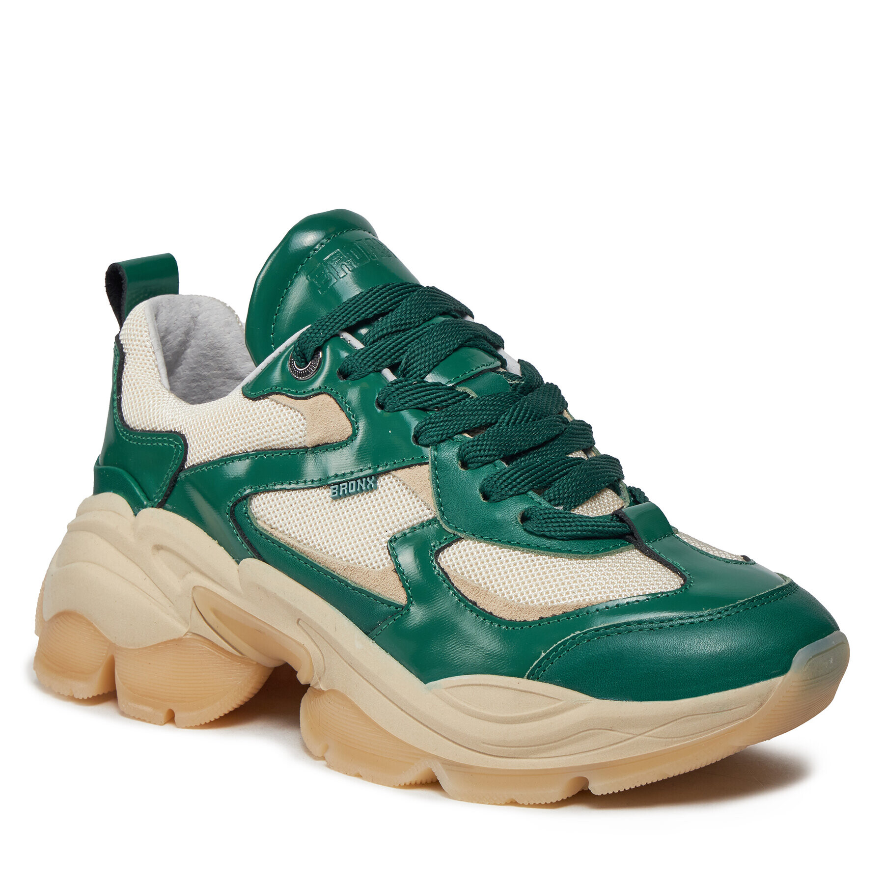 Bronx Сникърси Platform sneakers 66461B-OA Зелен - Pepit.bg