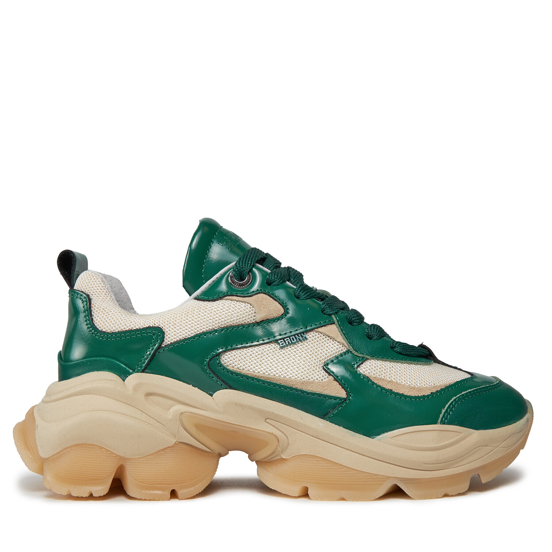 Bronx Сникърси Platform sneakers 66461B-OA Зелен - Pepit.bg