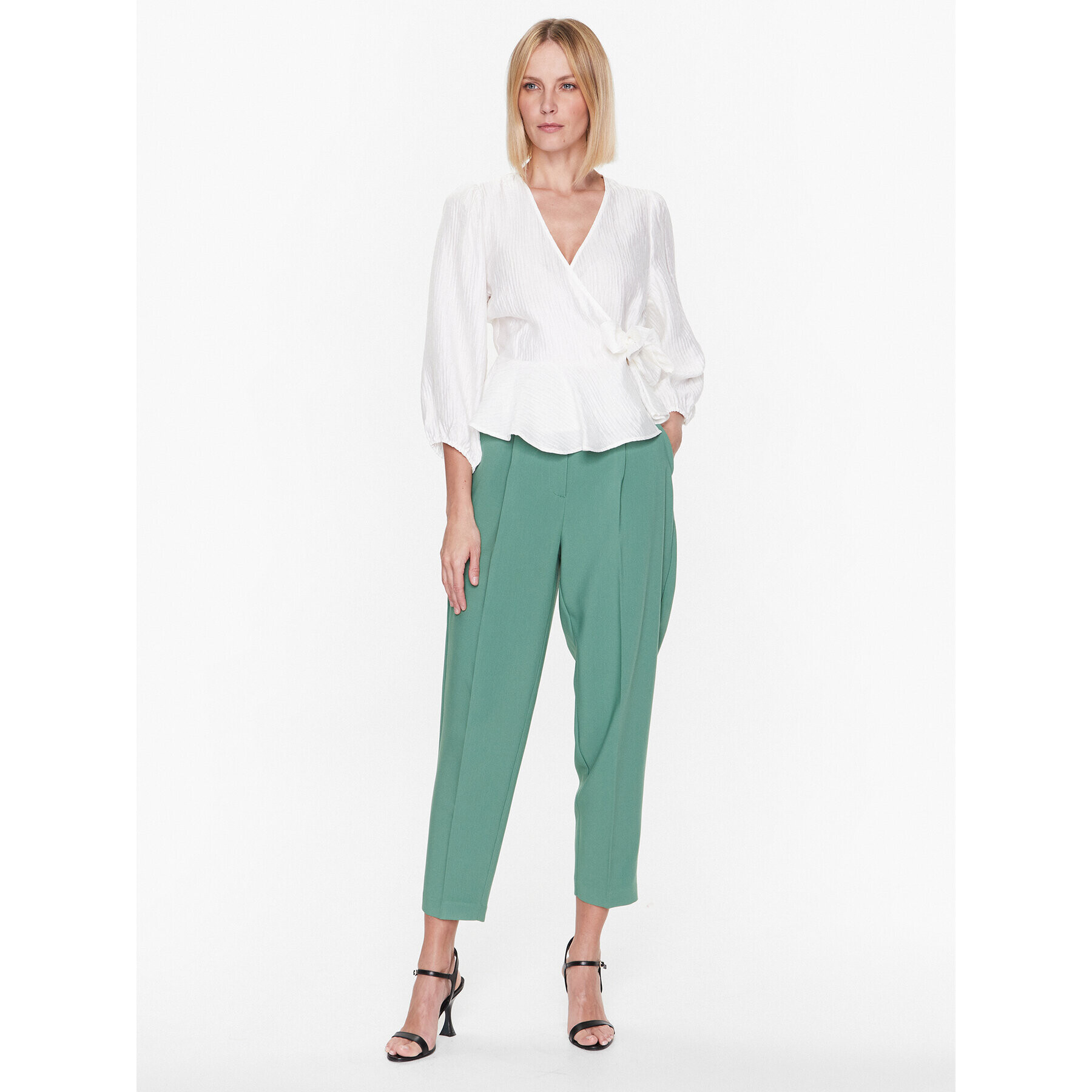 Bruuns Bazaar Блуза Caisa BBW3279 Бял Regular Fit - Pepit.bg