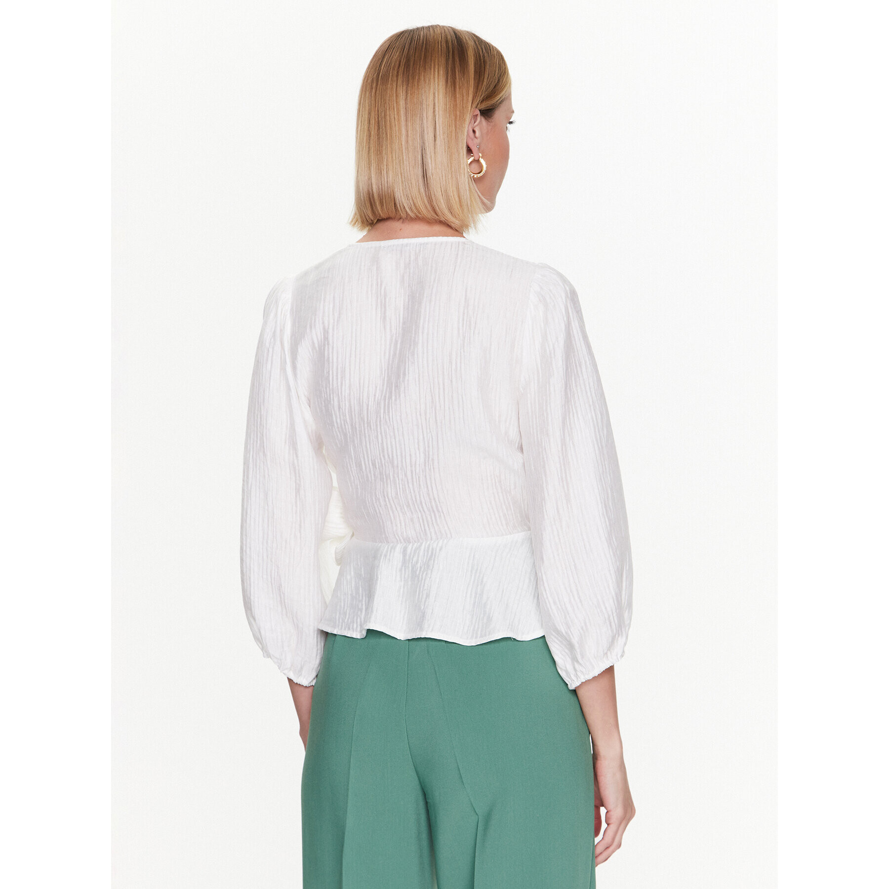 Bruuns Bazaar Блуза Caisa BBW3279 Бял Regular Fit - Pepit.bg