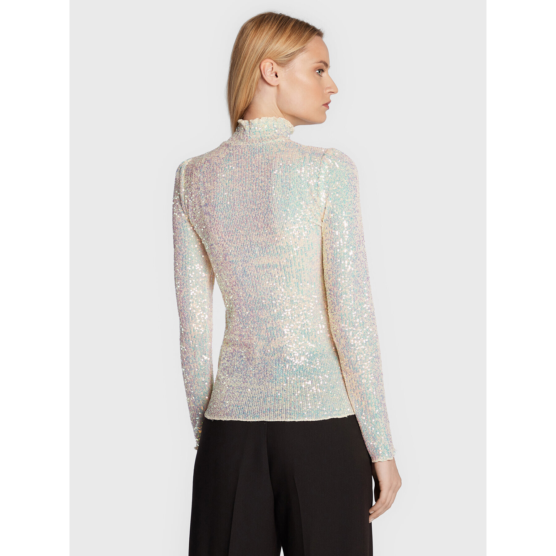 Bruuns Bazaar Блуза Candytuft Hanni BBW3079 Бежов Slim Fit - Pepit.bg