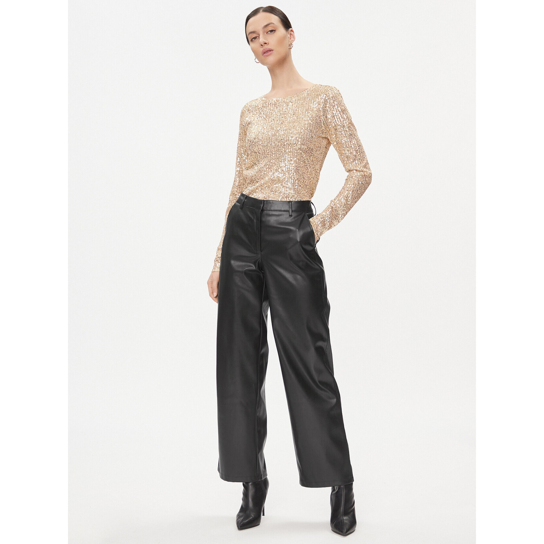 Bruuns Bazaar Блуза Jewel BBW3589 Златист Regular Fit - Pepit.bg