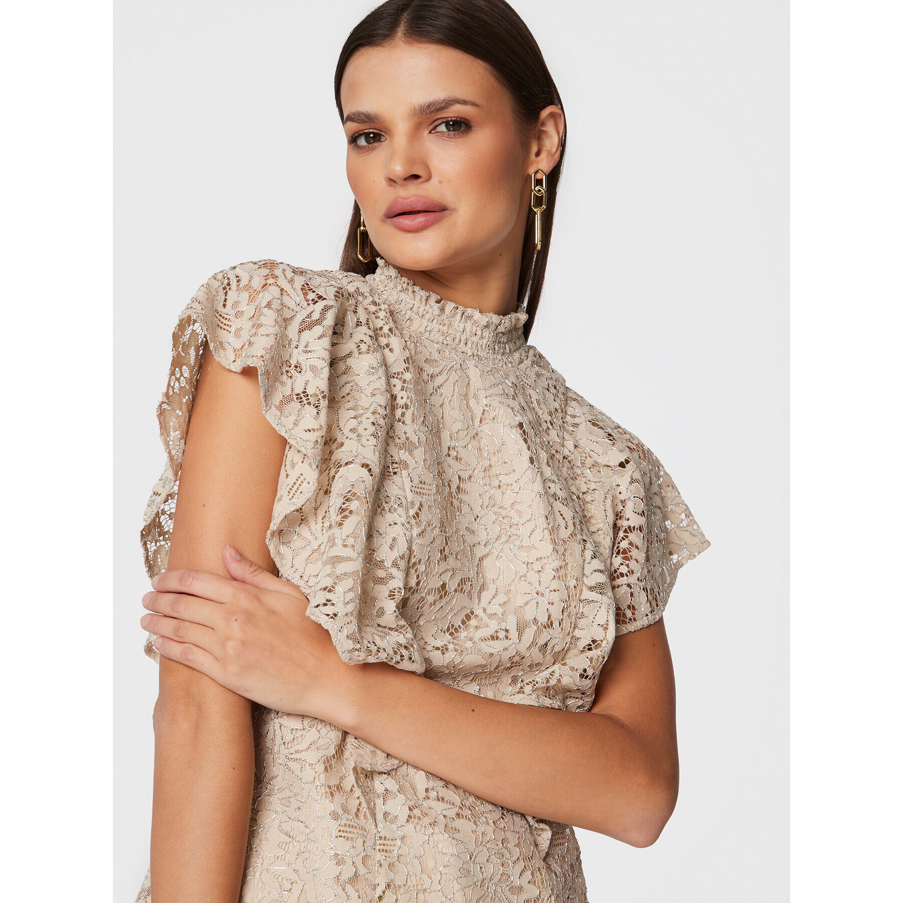 Bruuns Bazaar Блуза Verbenia BBW3134 Екрю Regular Fit - Pepit.bg