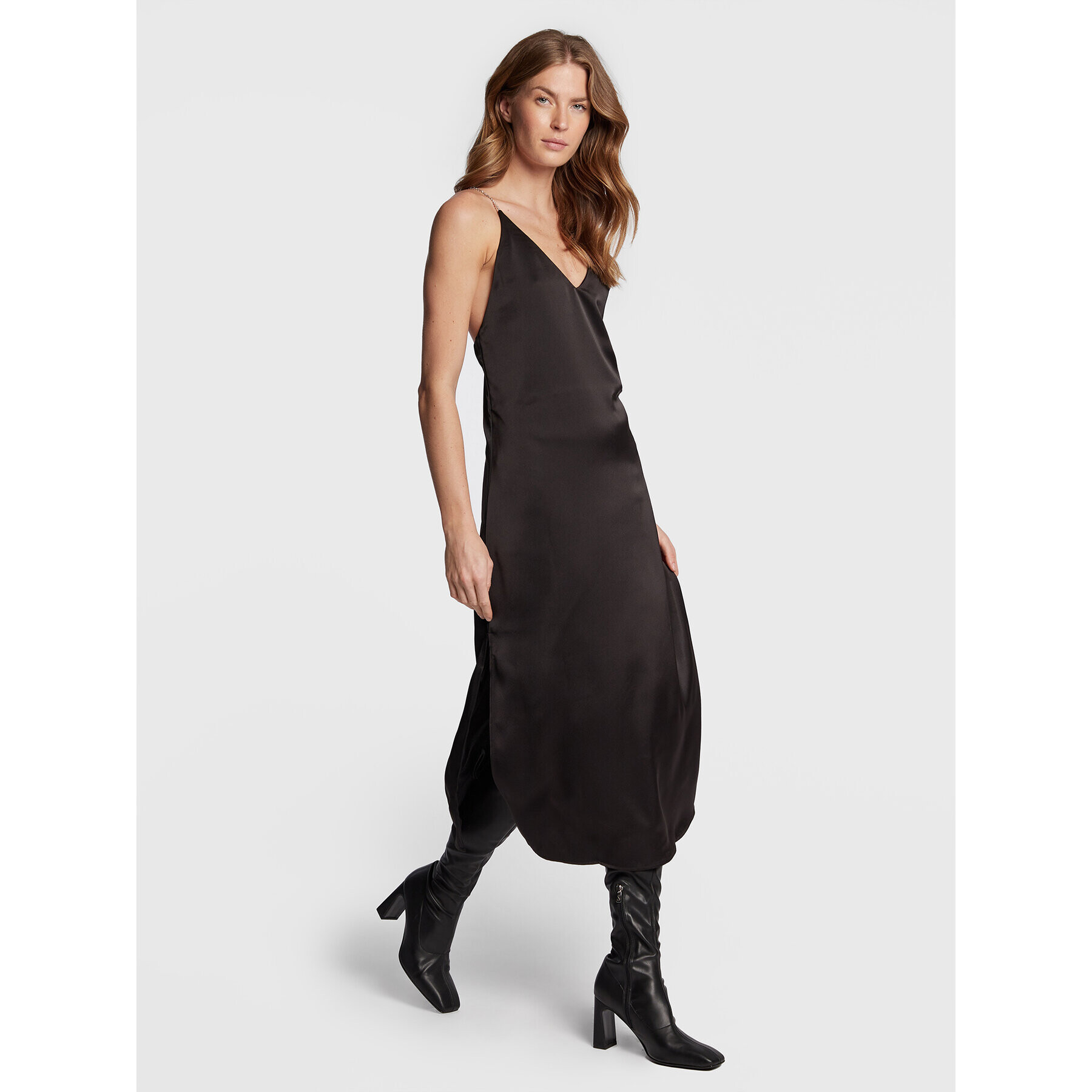 Bruuns Bazaar Ежедневна рокля Catmint Indie BBW3227 Черен Regular Fit - Pepit.bg