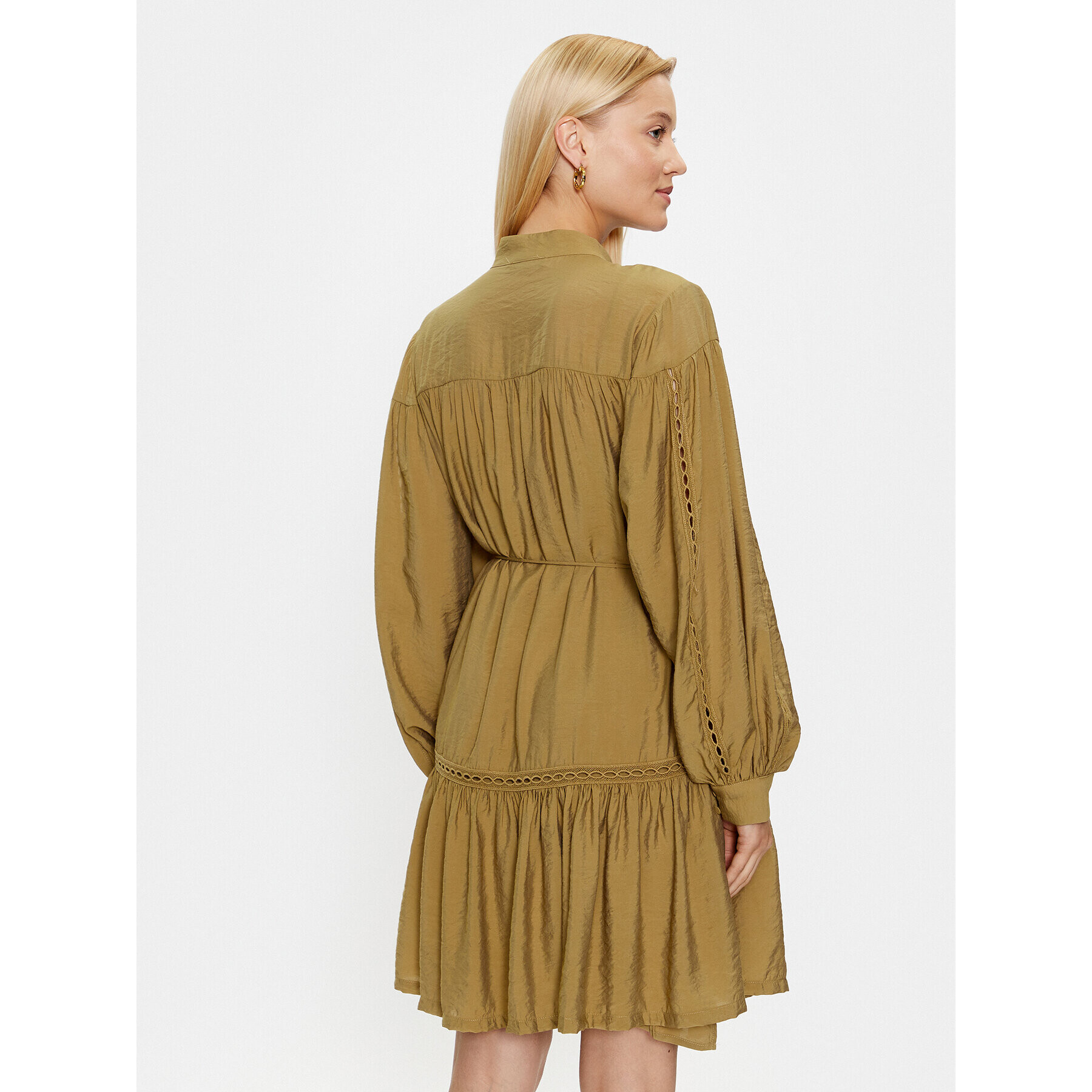 Bruuns Bazaar Ежедневна рокля Karla BBW3388 Зелен Regular Fit - Pepit.bg