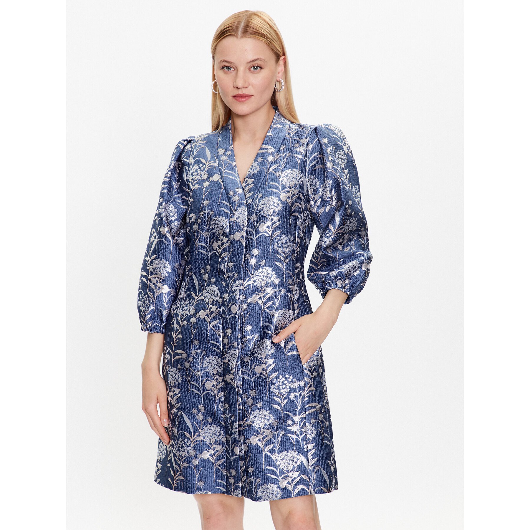 Bruuns Bazaar Ежедневна рокля Mahia BBW3257 Син Regular Fit - Pepit.bg