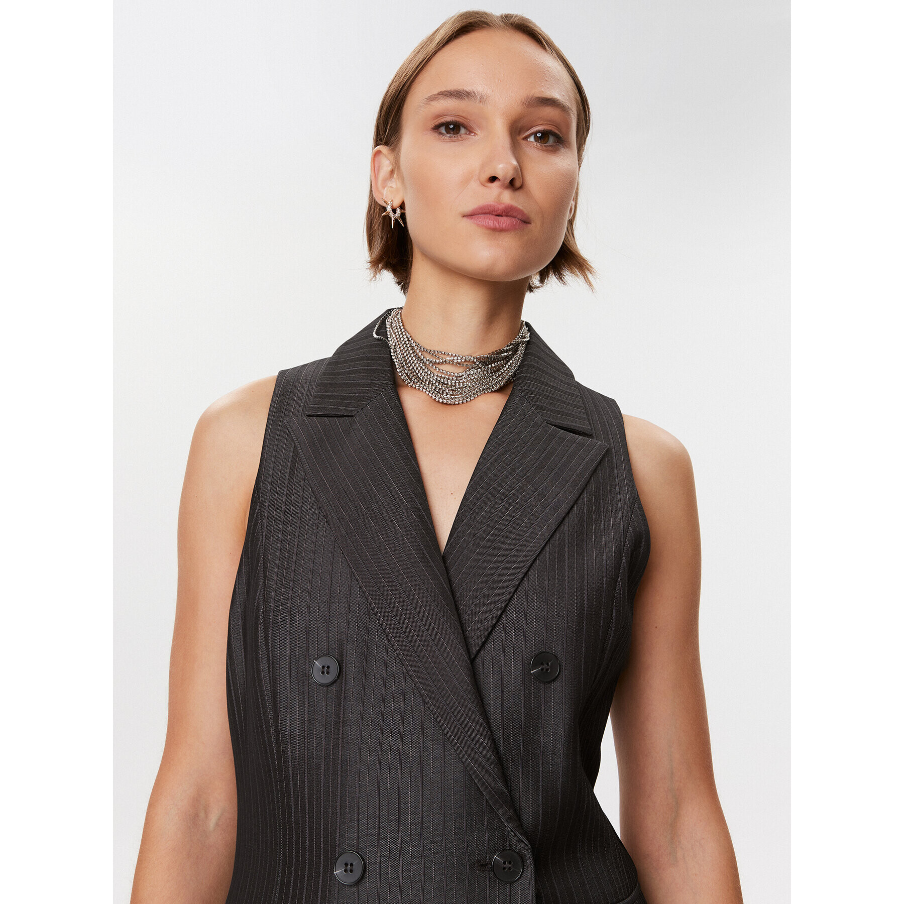 Bruuns Bazaar Ежедневна рокля Need Lian BBW3543 Сив Regular Fit - Pepit.bg