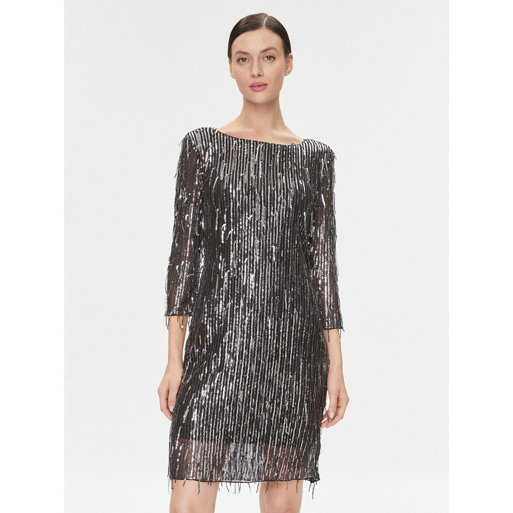 Bruuns Bazaar Коктейлна рокля BBW3759 Черен Regular Fit - Pepit.bg
