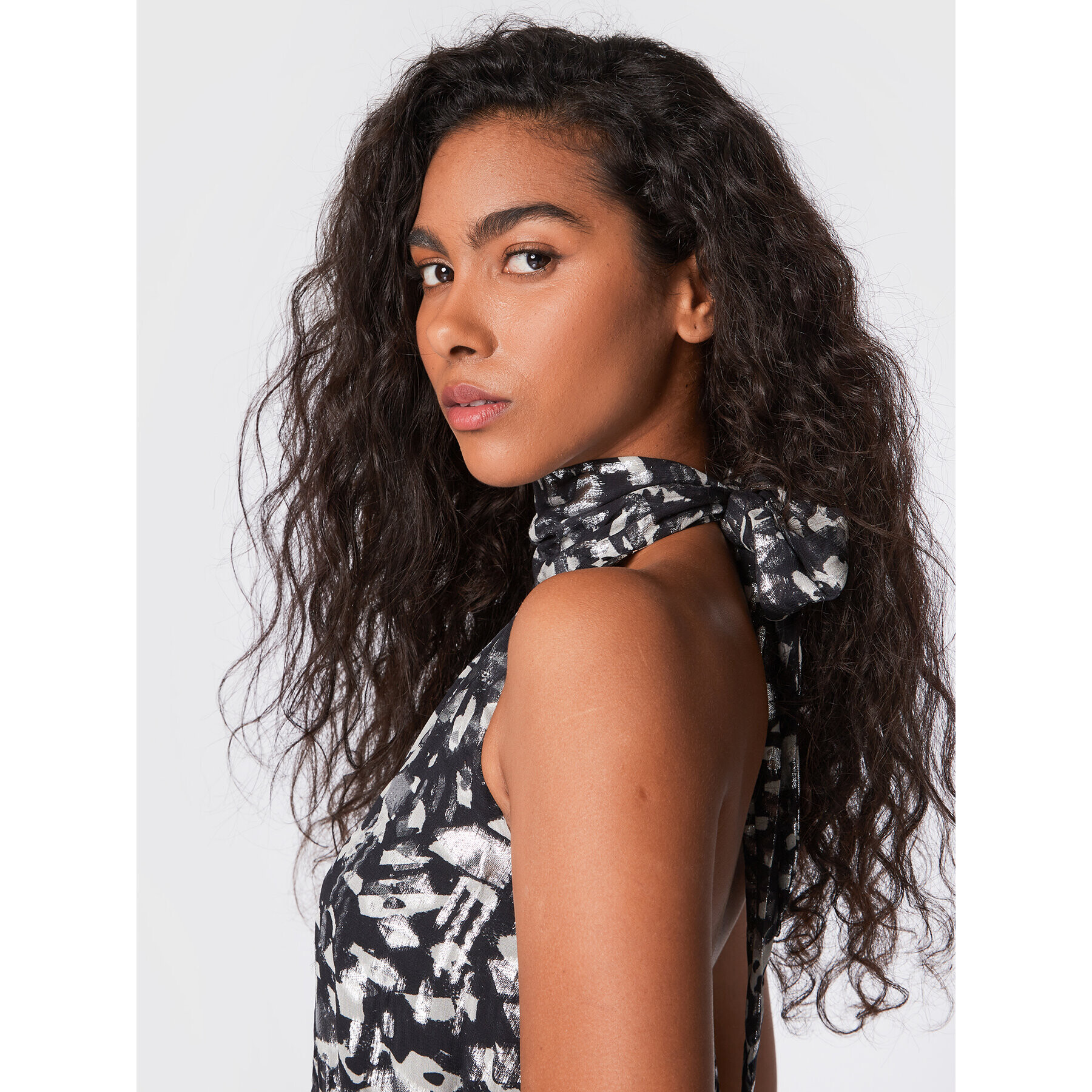 Bruuns Bazaar Коктейлна рокля Fifi BBW3130 Сив Regular Fit - Pepit.bg
