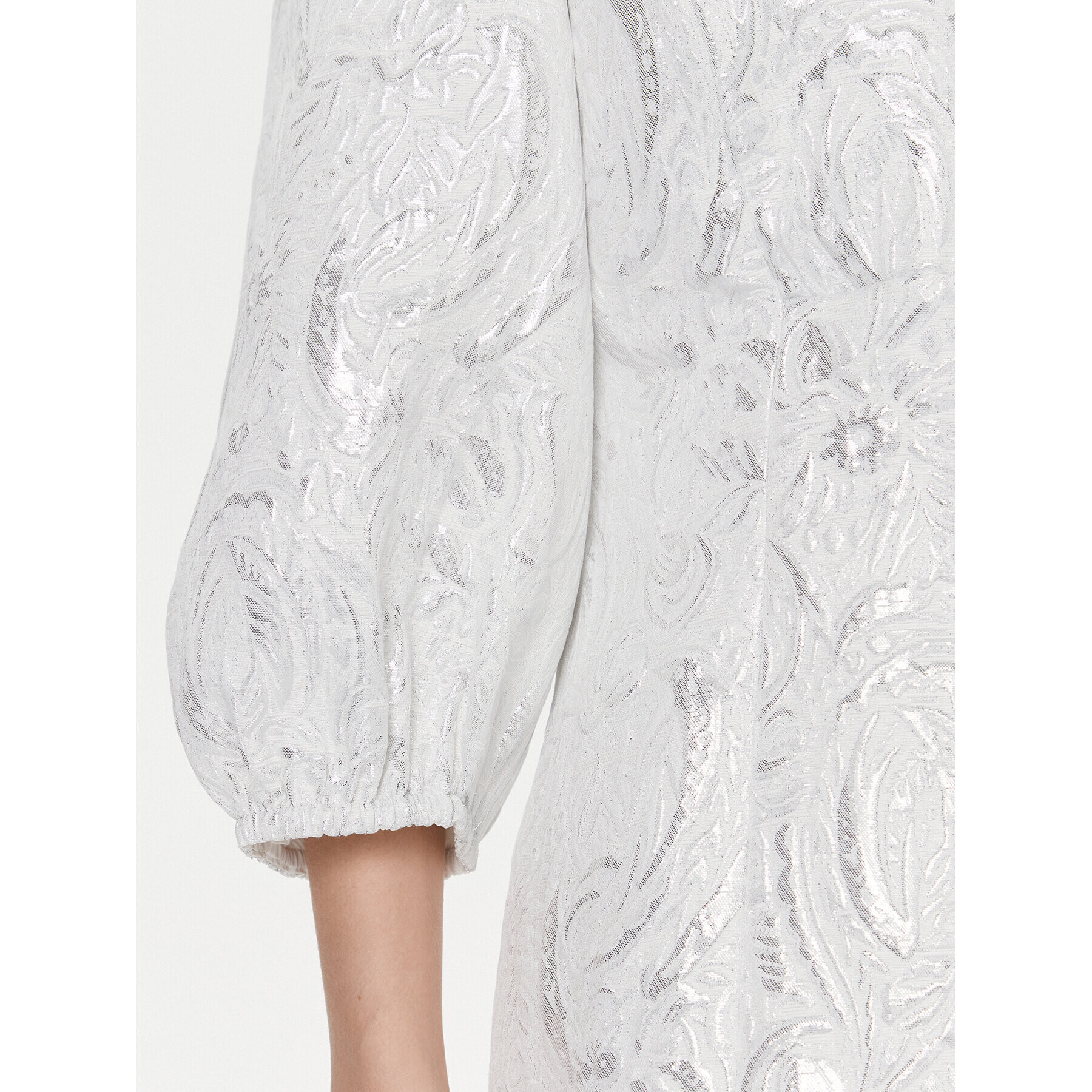 Bruuns Bazaar Коктейлна рокля Macluar BBW3661 Бял Regular Fit - Pepit.bg