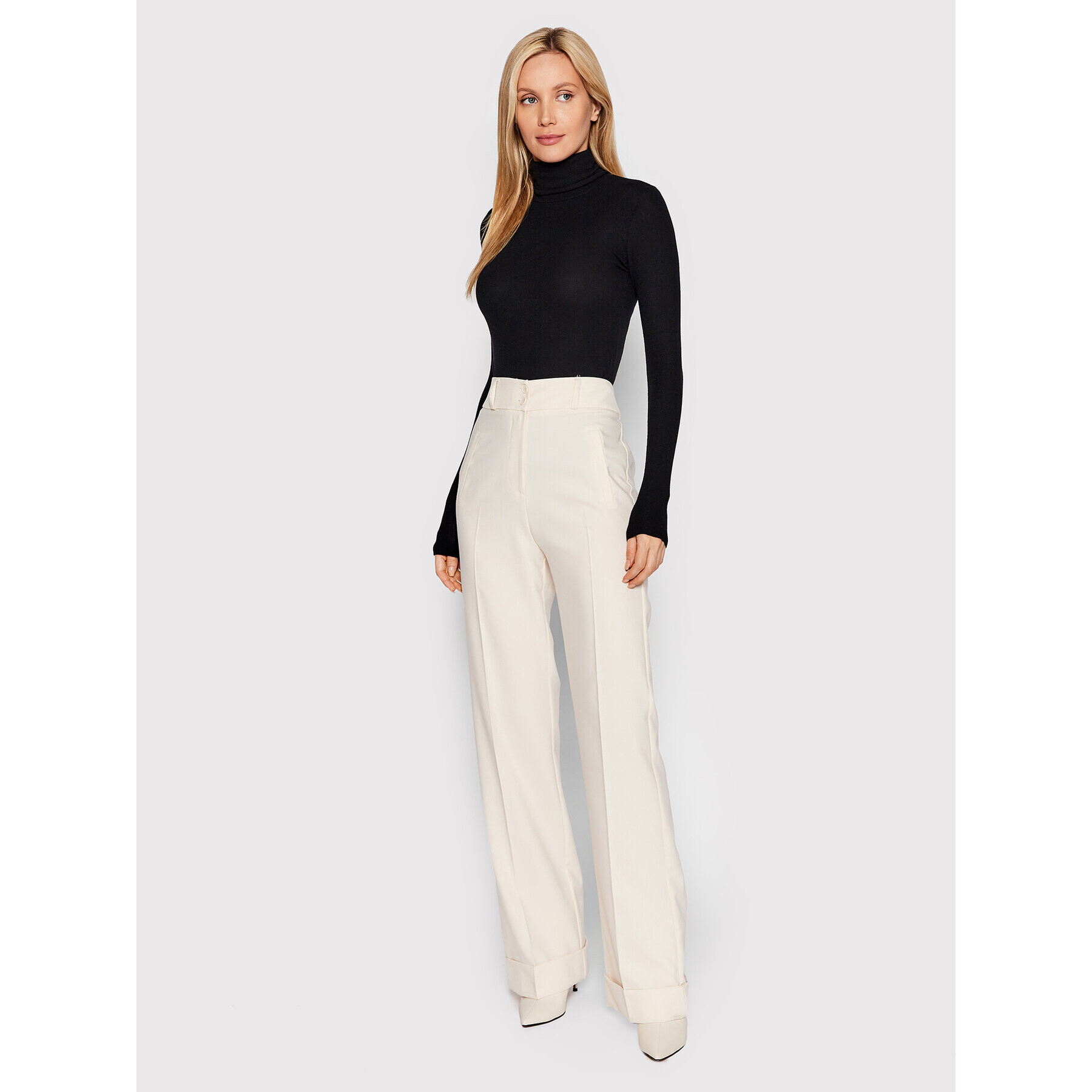 Bruuns Bazaar Поло Angela Roll BBW1070 Черен Slim Fit - Pepit.bg