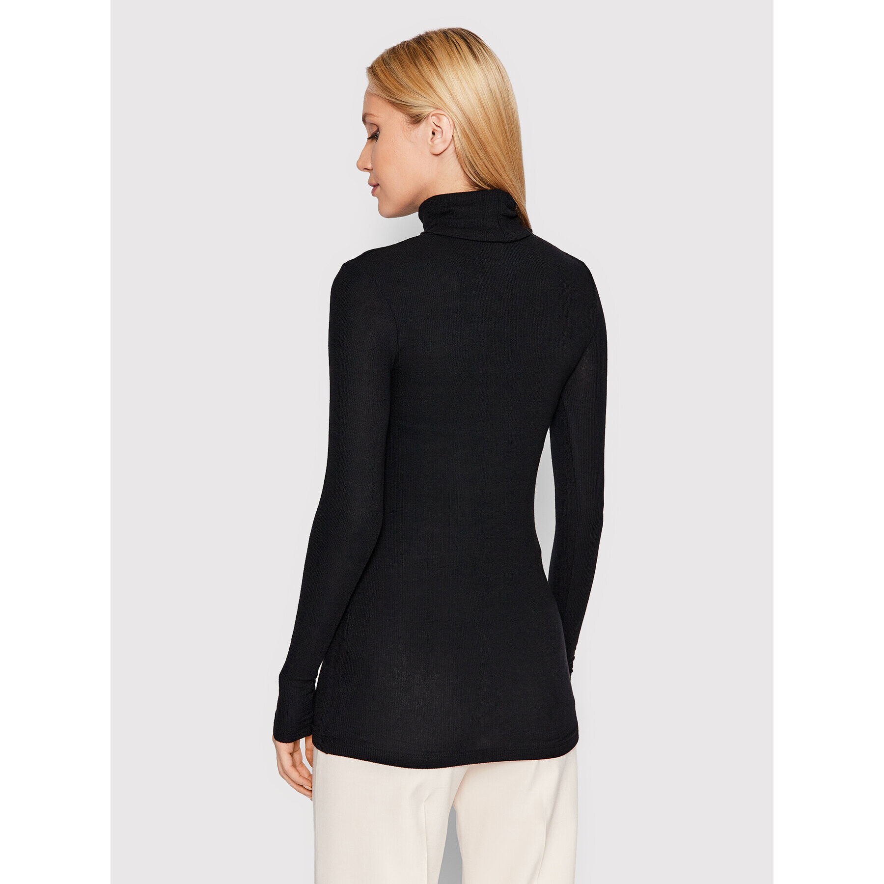 Bruuns Bazaar Поло Angela Roll BBW1070 Черен Slim Fit - Pepit.bg