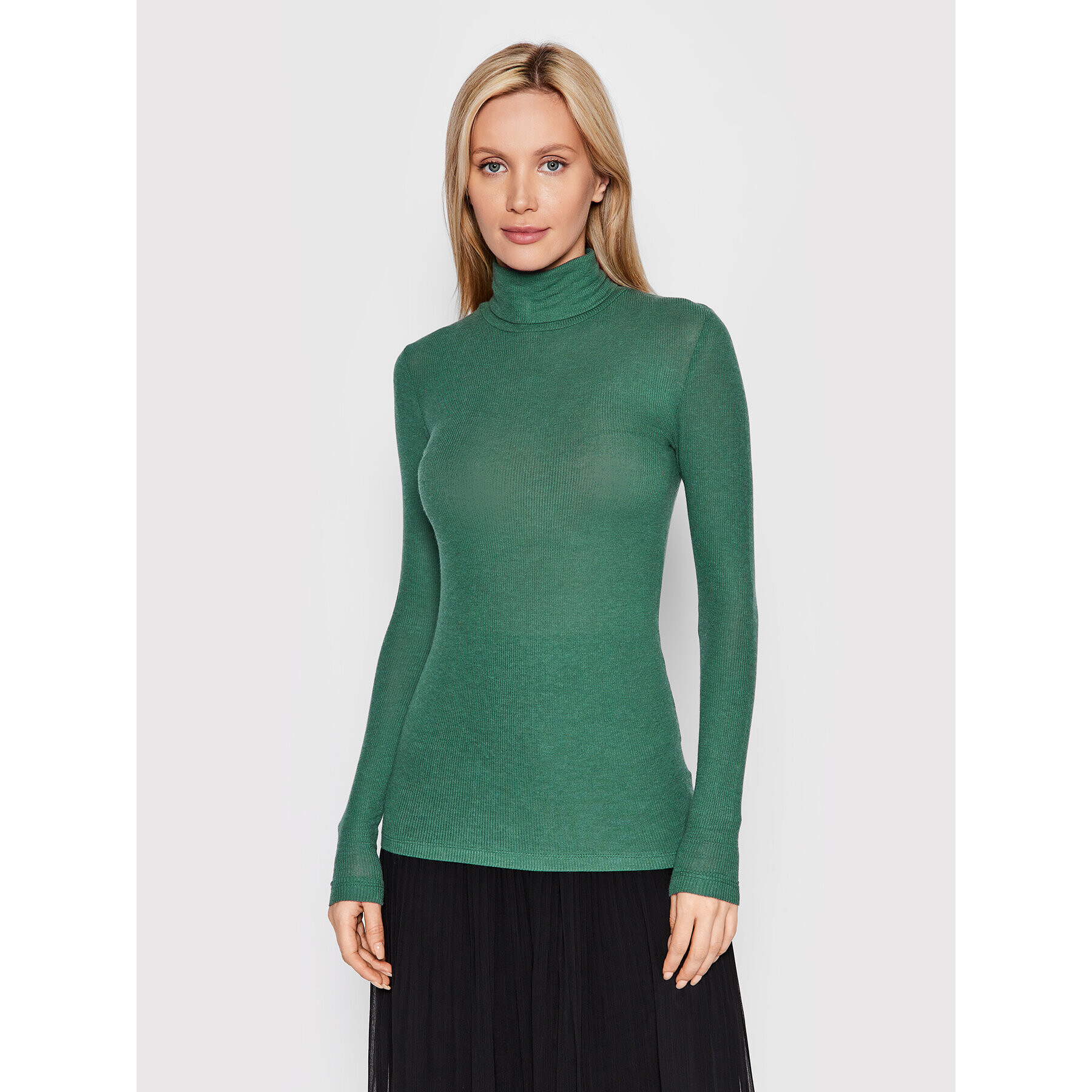 Bruuns Bazaar Поло Angela Roll BBW1070 Зелен Slim Fit - Pepit.bg